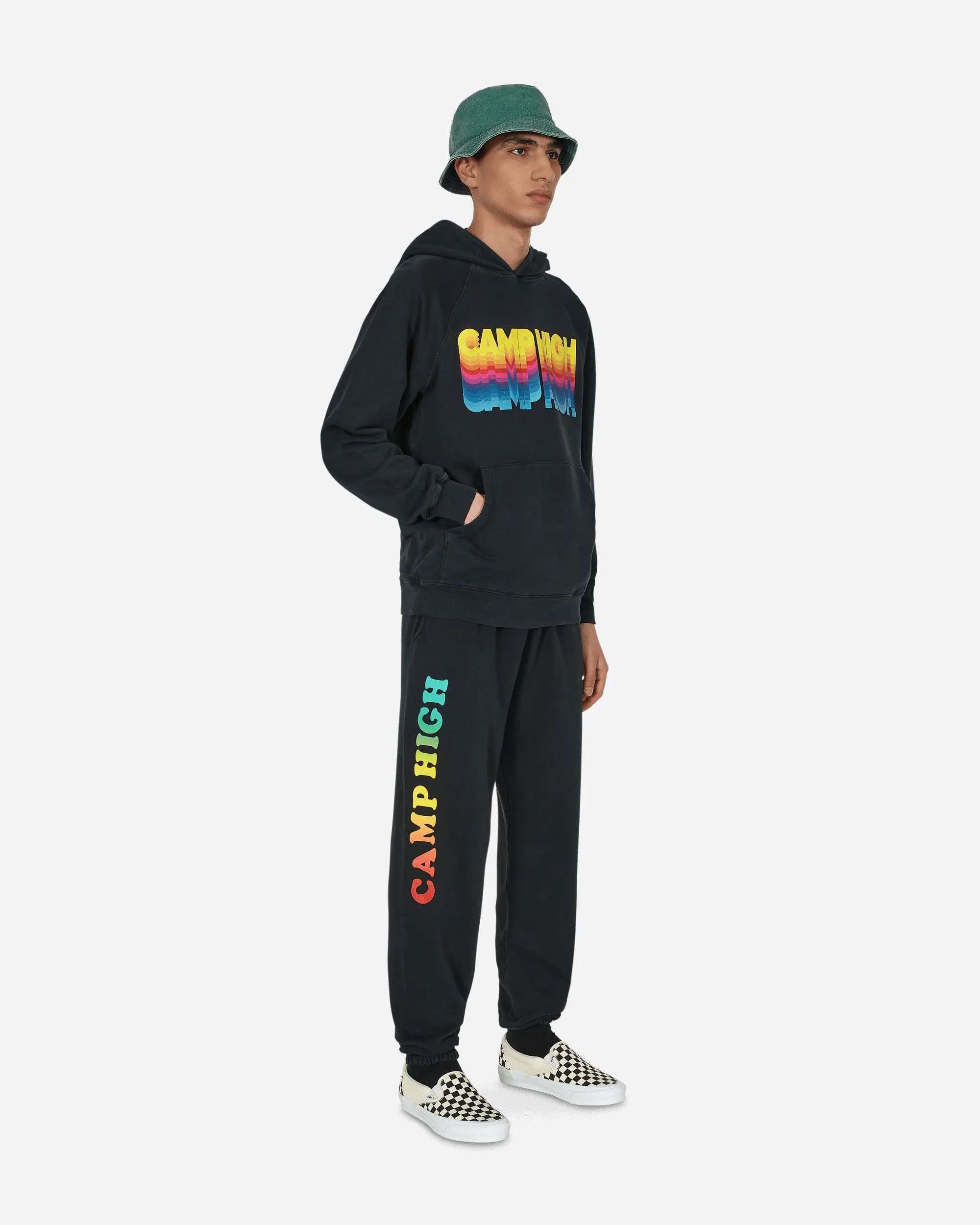 High Vibrations Hooded Sweatshirt Black