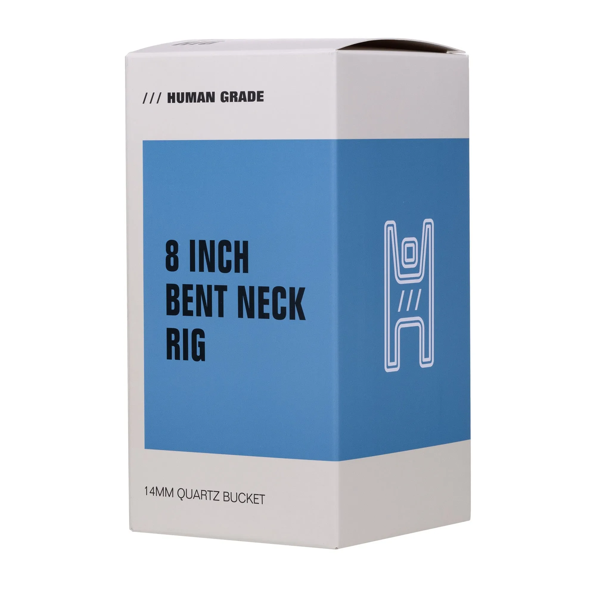 Human Grade 8" Bent Neck Dab Rig