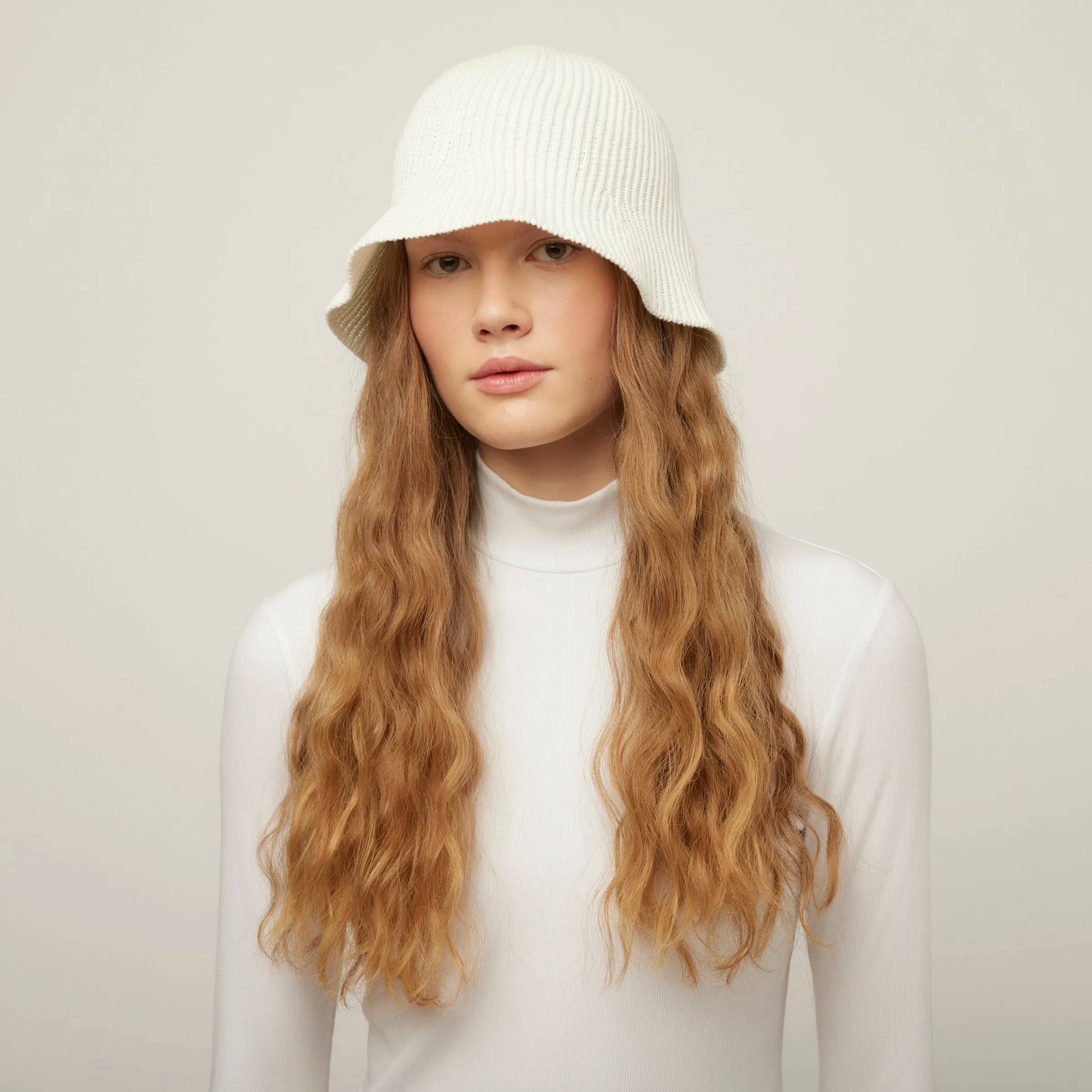 Long Sleeve Mockneck Tencel Rib
