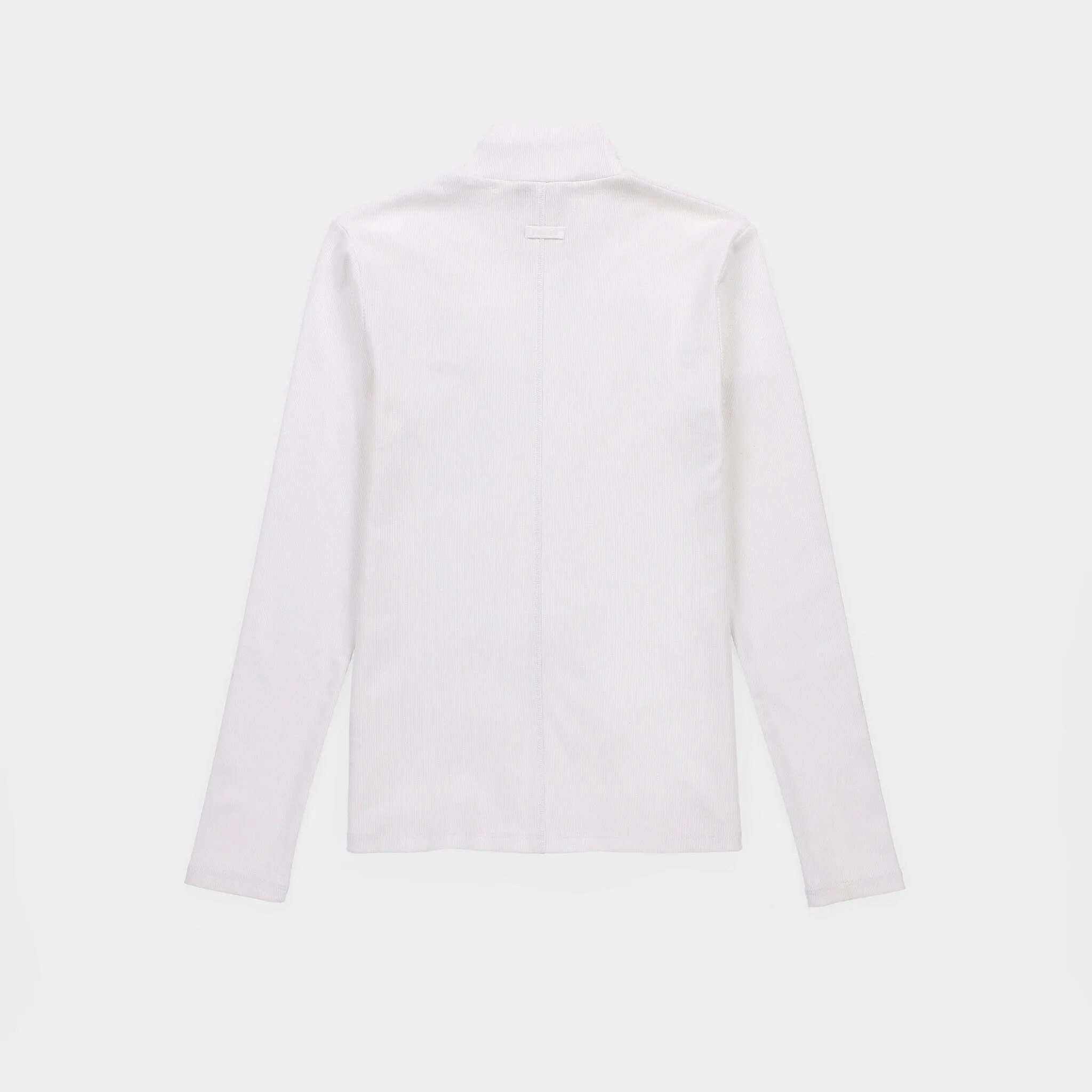 Long Sleeve Mockneck Tencel Rib