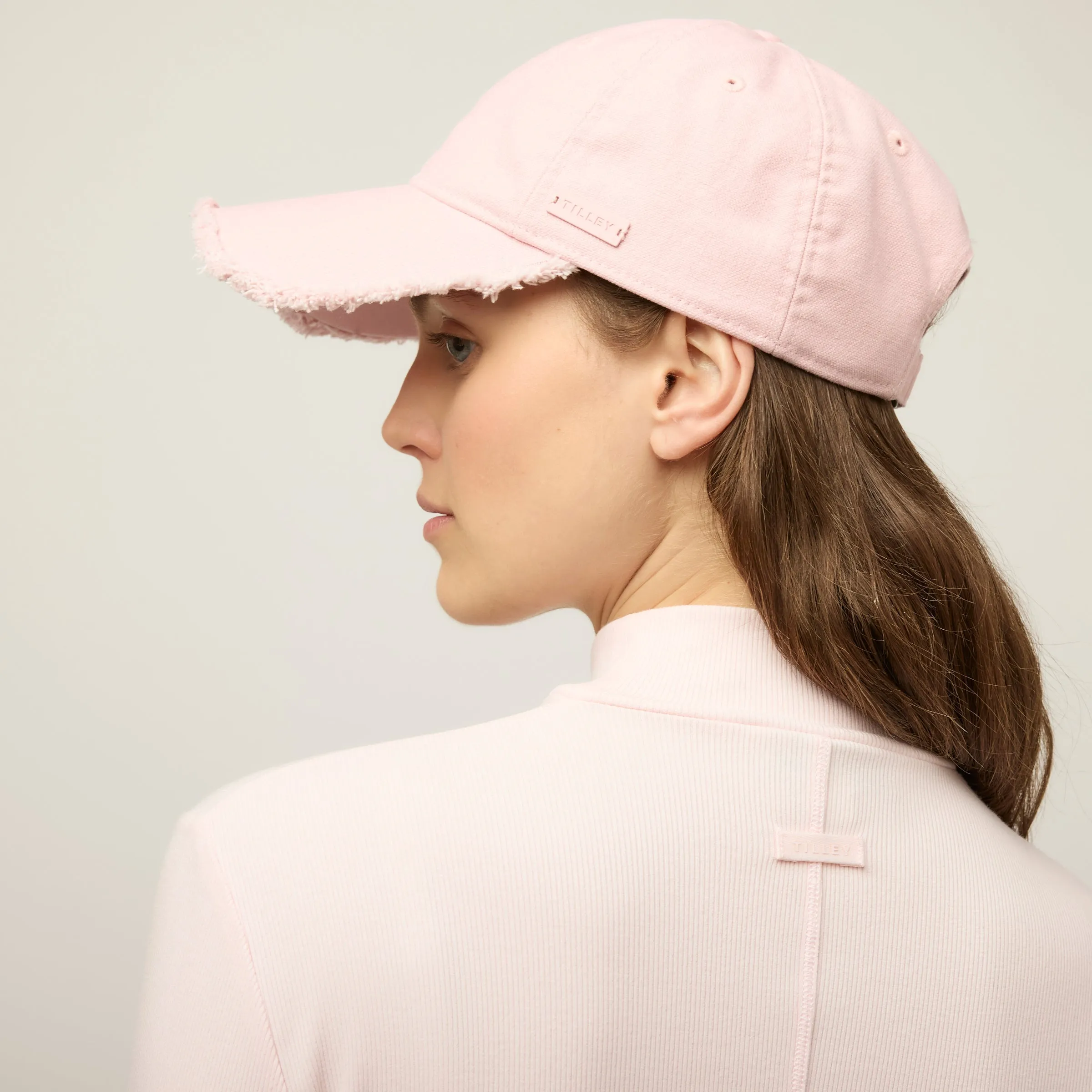 Long Sleeve Mockneck Tencel Rib