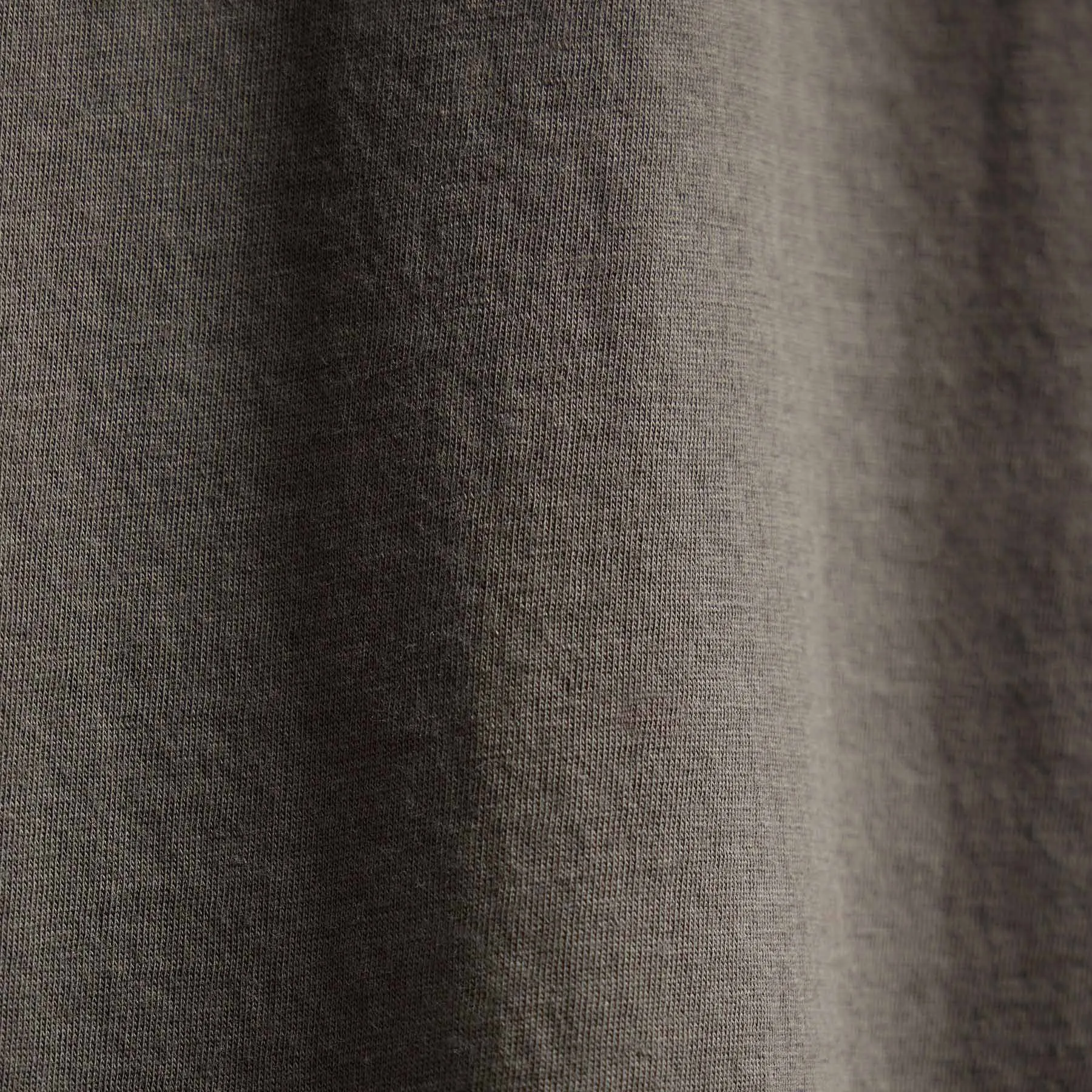 Luxe Lotus Jersey Long Sleeve Polo - Granite