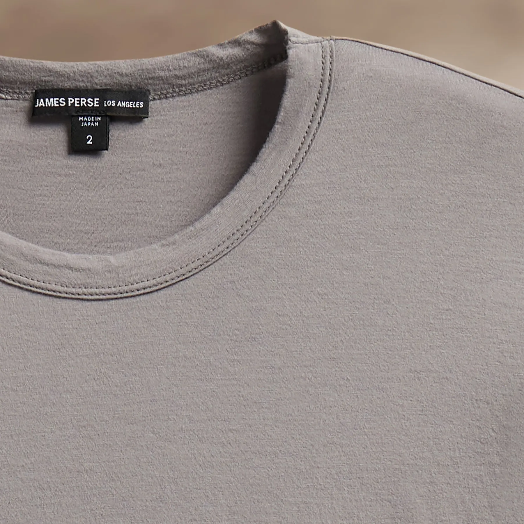 Luxe Lotus Jersey Tee - Wolf
