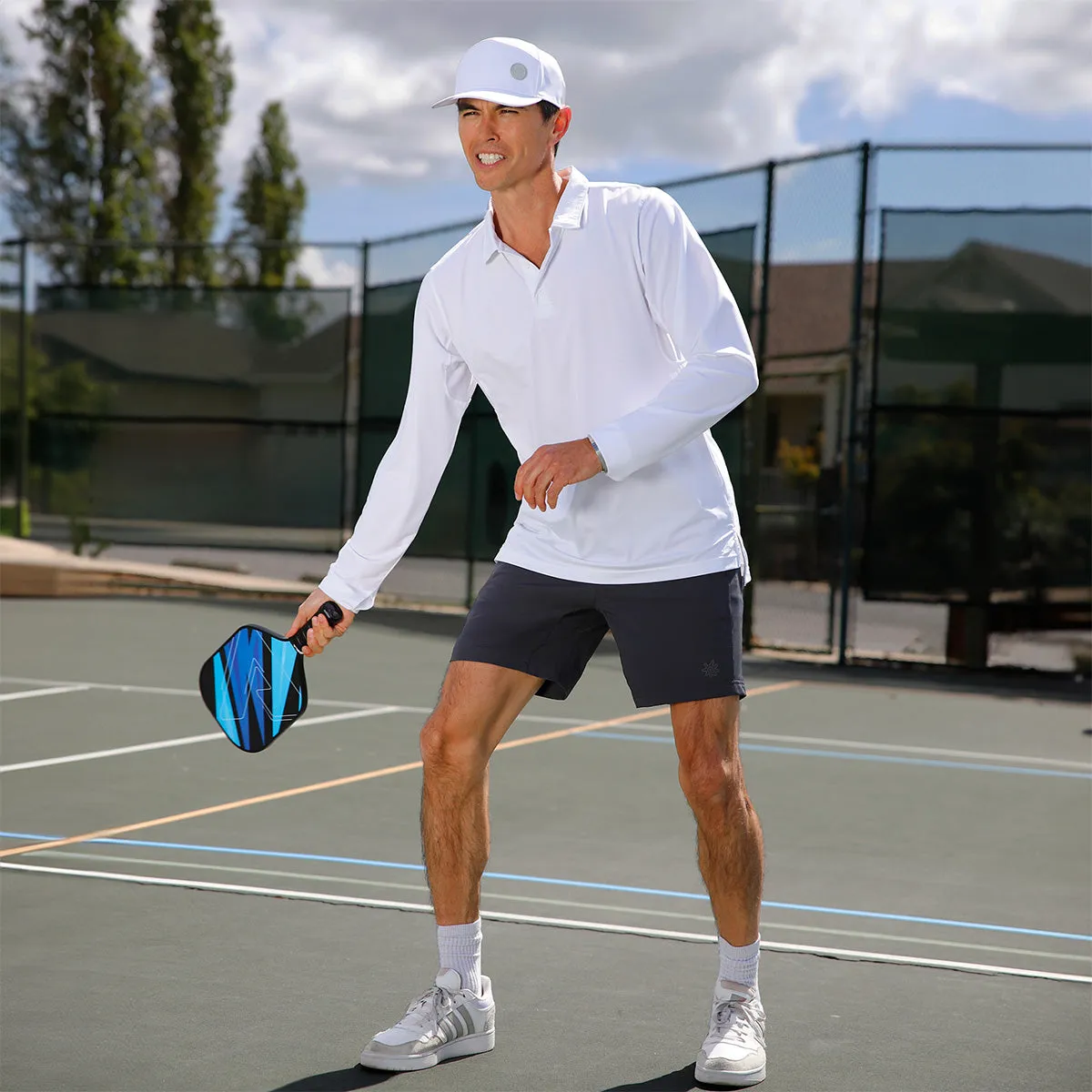 Men's Long Sleeve Performance Polo