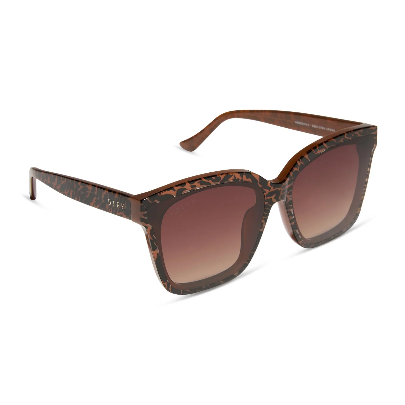MEREDITH II - ANIMAL   BROWN GRADIENT SUNGLASSES