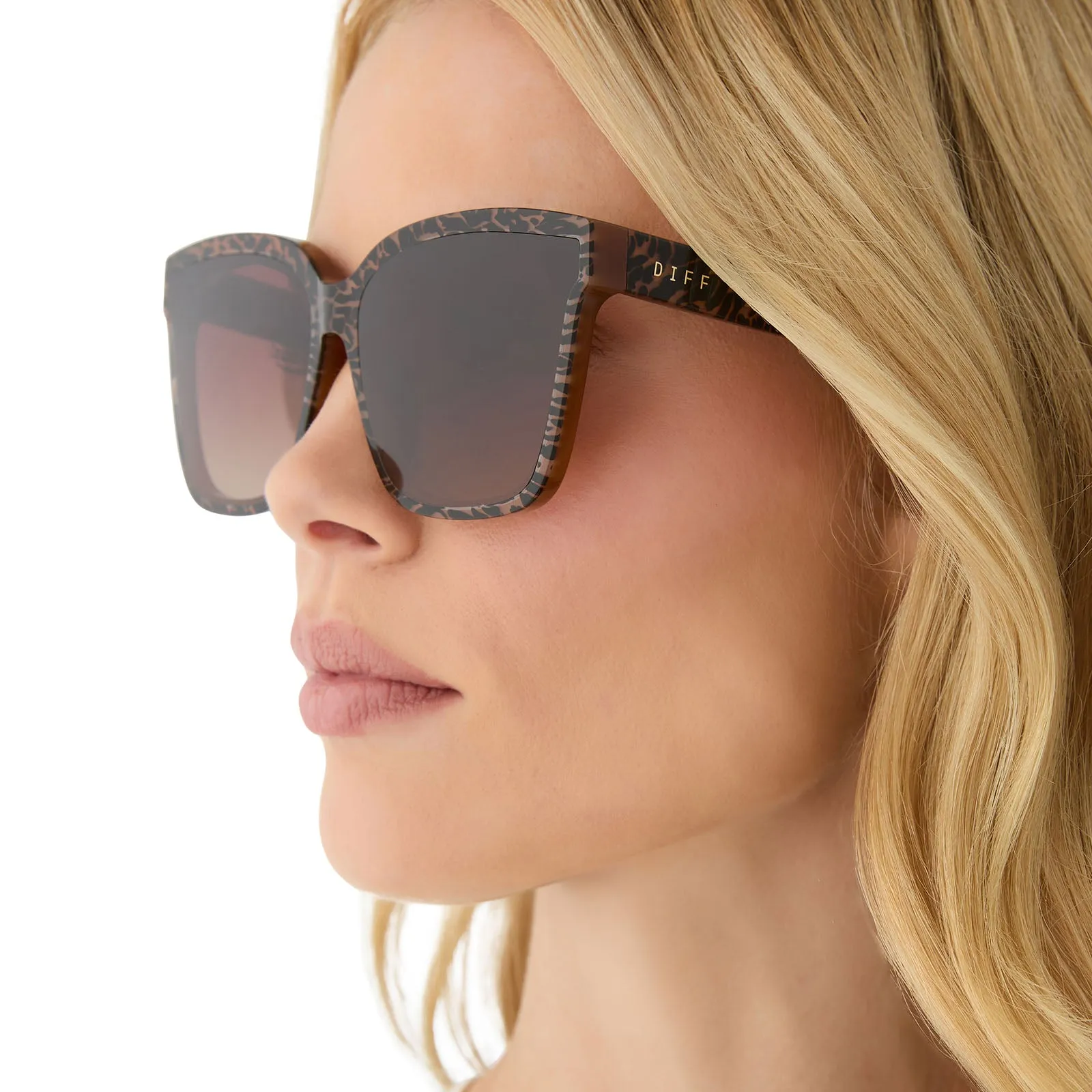 MEREDITH II - ANIMAL   BROWN GRADIENT SUNGLASSES