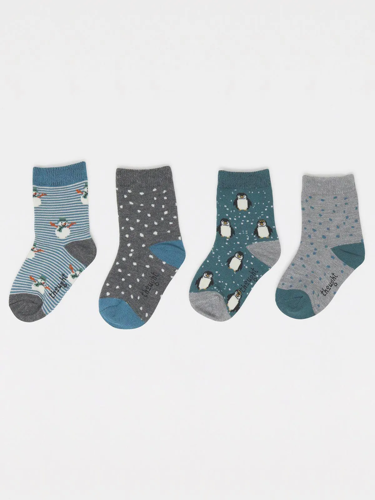 MERI CHRISTMAS BABIES 4 SOCKS GIFT BOX - MULTI