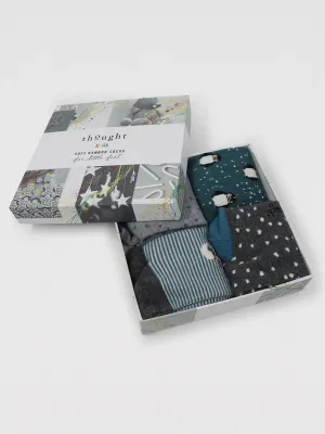 MERI CHRISTMAS KIDS 4 SOCKS GIFT BOX - MULTI