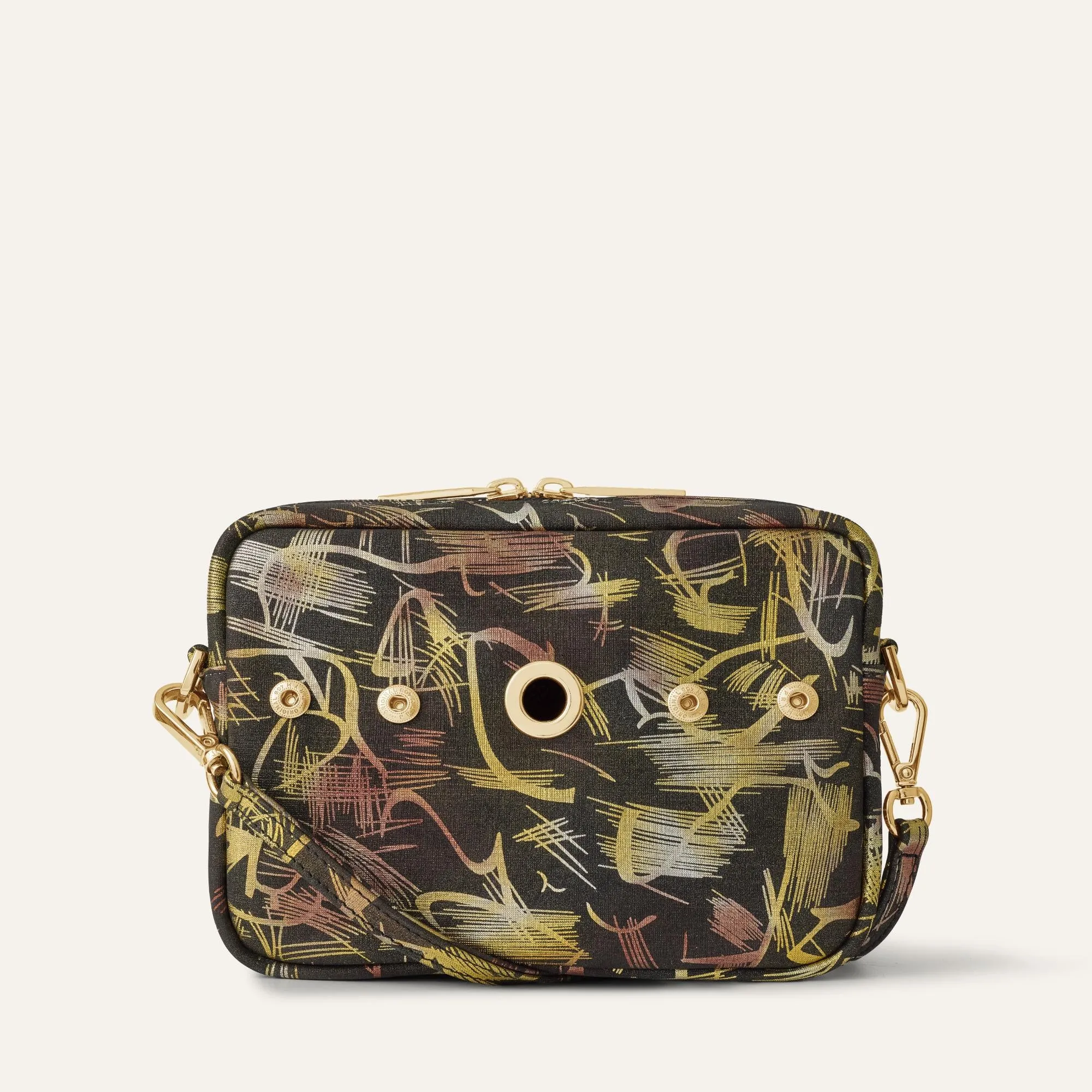 Millie Crossbody | Japanese Gardens with Gold hardware