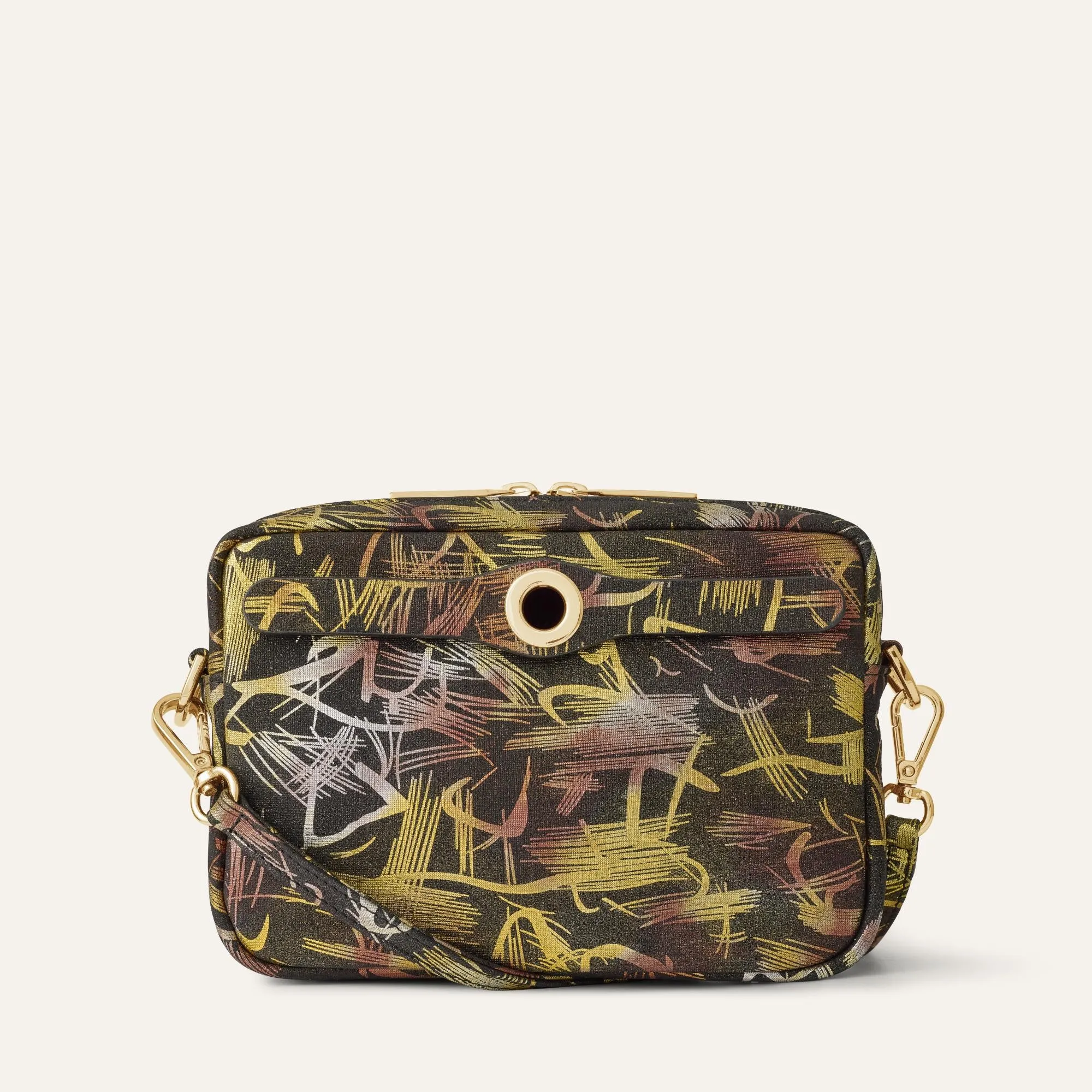 Millie Crossbody | Japanese Gardens with Gold hardware