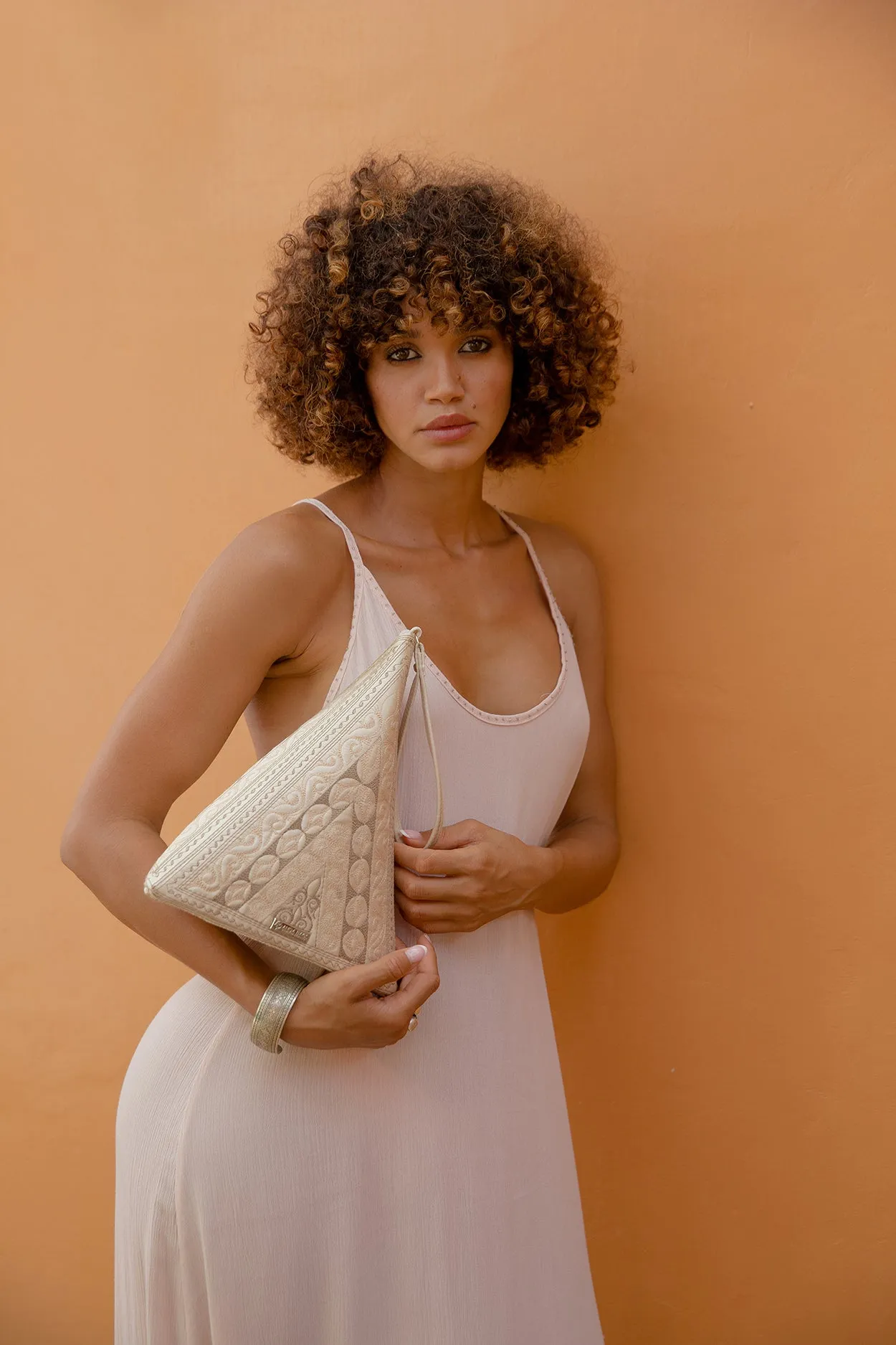 Mutiara Pyramid Clutch
