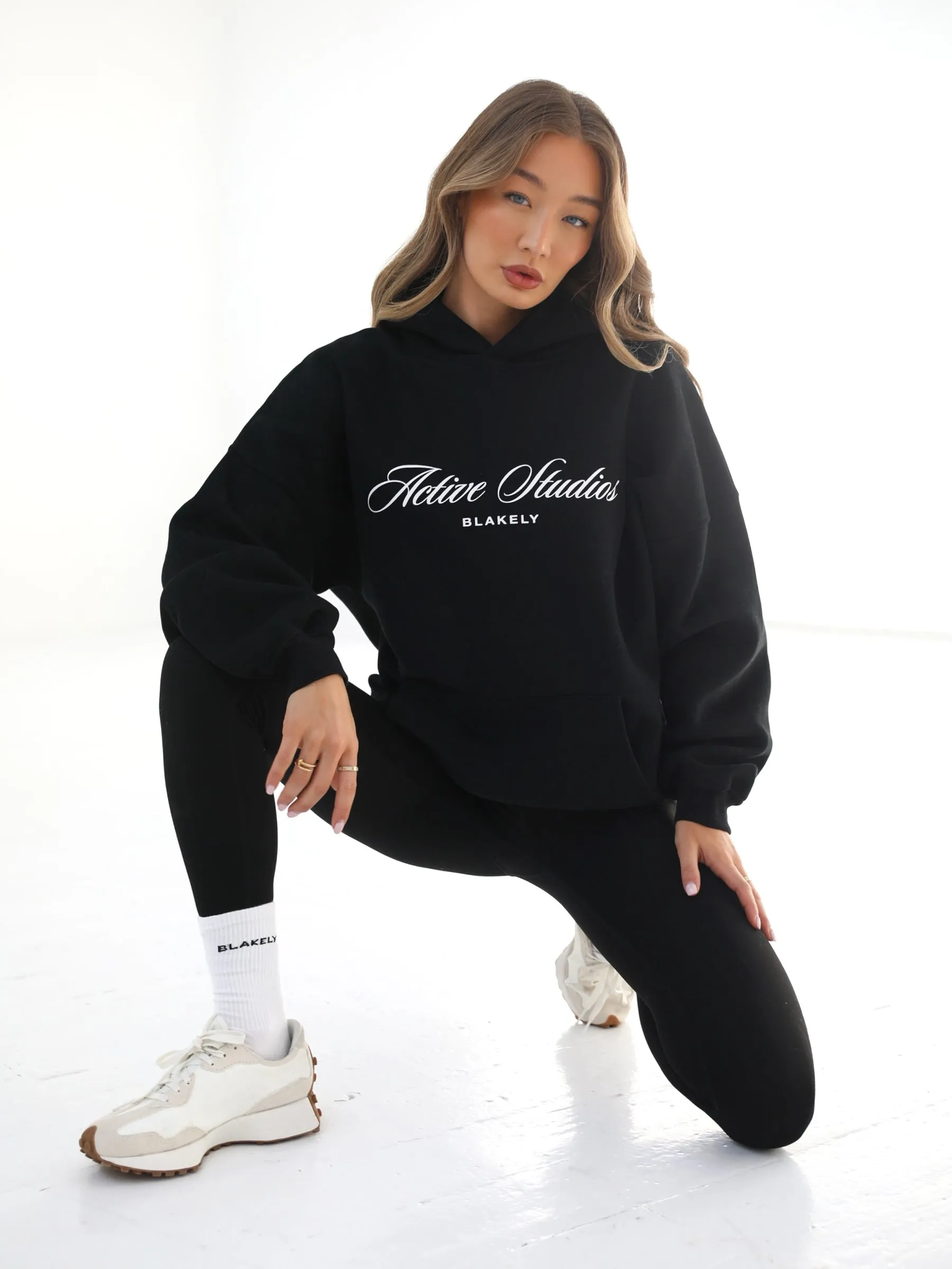 Off Duty Oversized Hoodie - Black