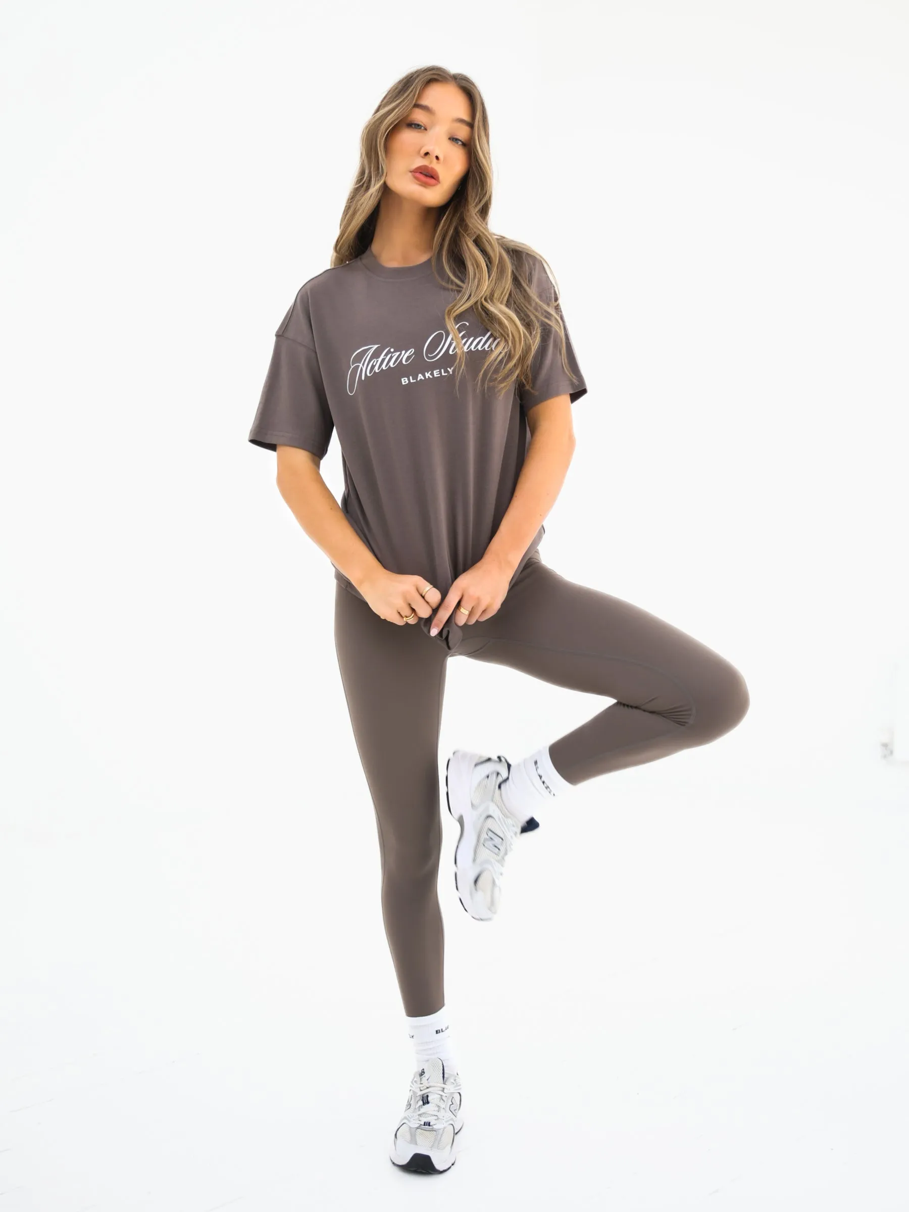 Off Duty Oversized T-Shirt - Ash Brown