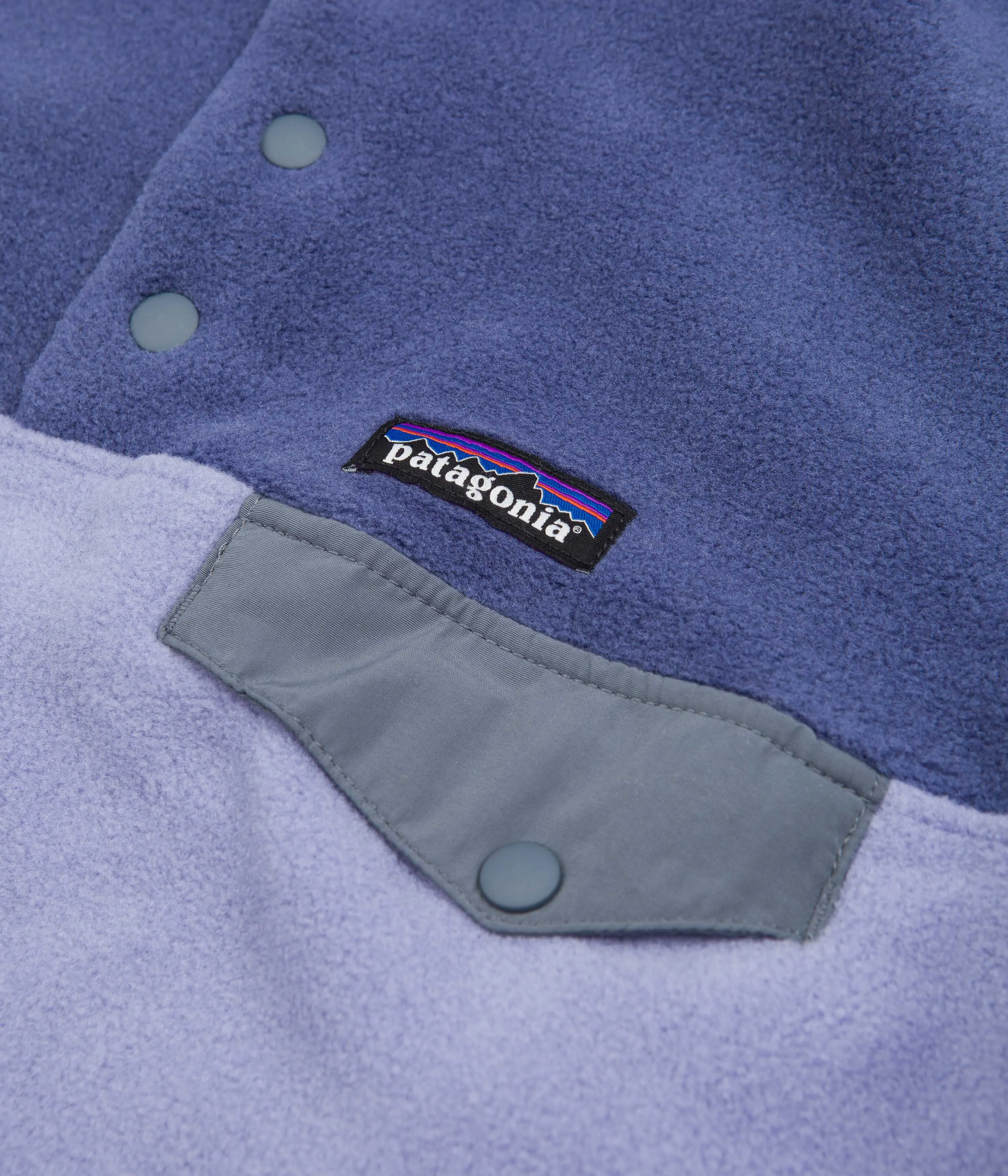Patagonia Womens Synchilla Snap-T Pullover Fleece - Light Current Blue