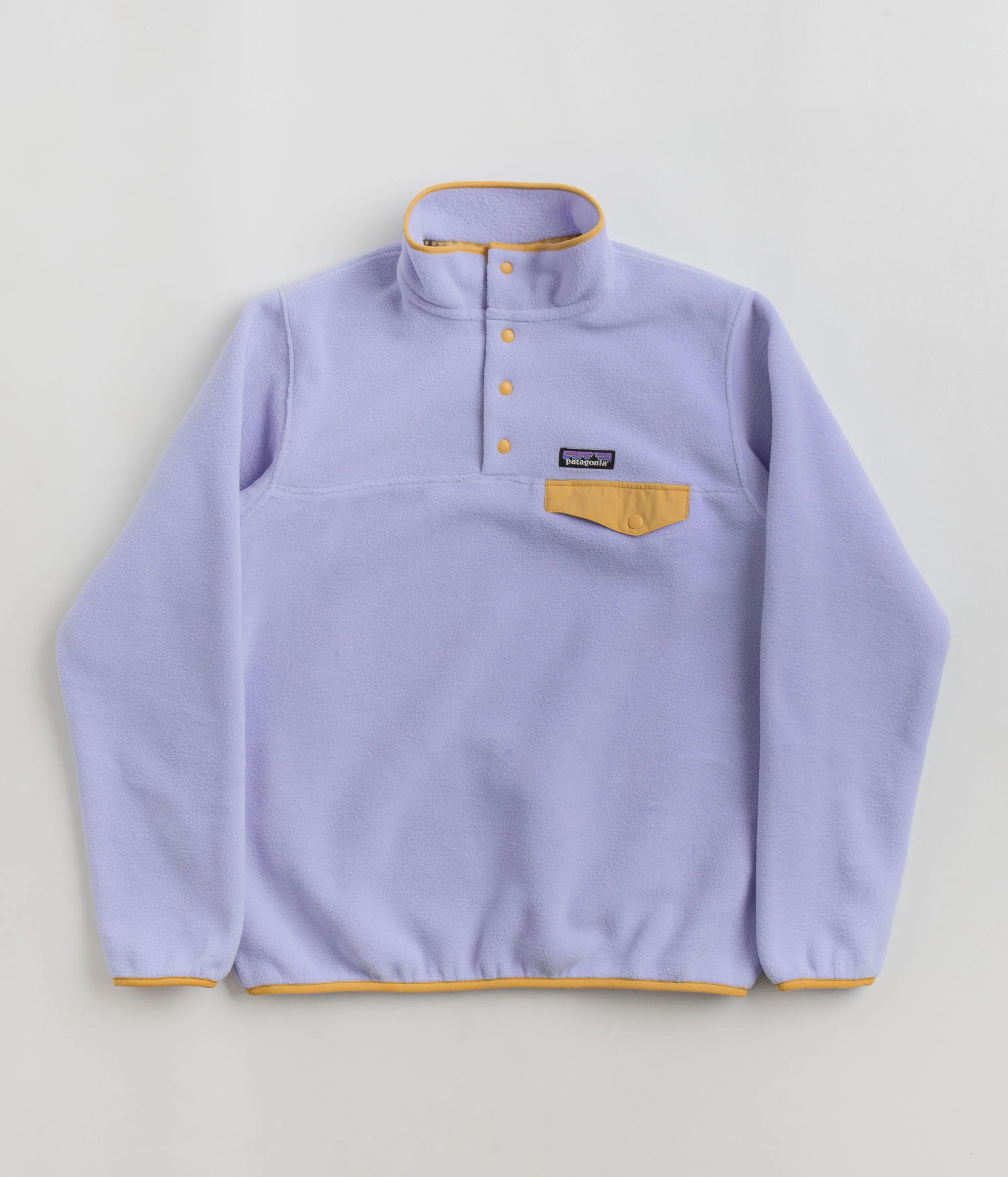 Patagonia Womens Synchilla Snap-T Pullover Fleece - Pale Periwinkle