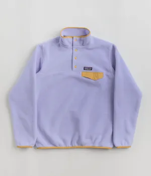 Patagonia Womens Synchilla Snap-T Pullover Fleece - Pale Periwinkle