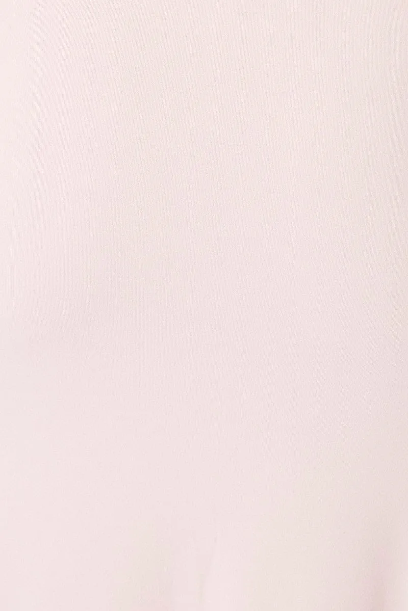 Pink Supersoft Slim Fit Maxi Dress
