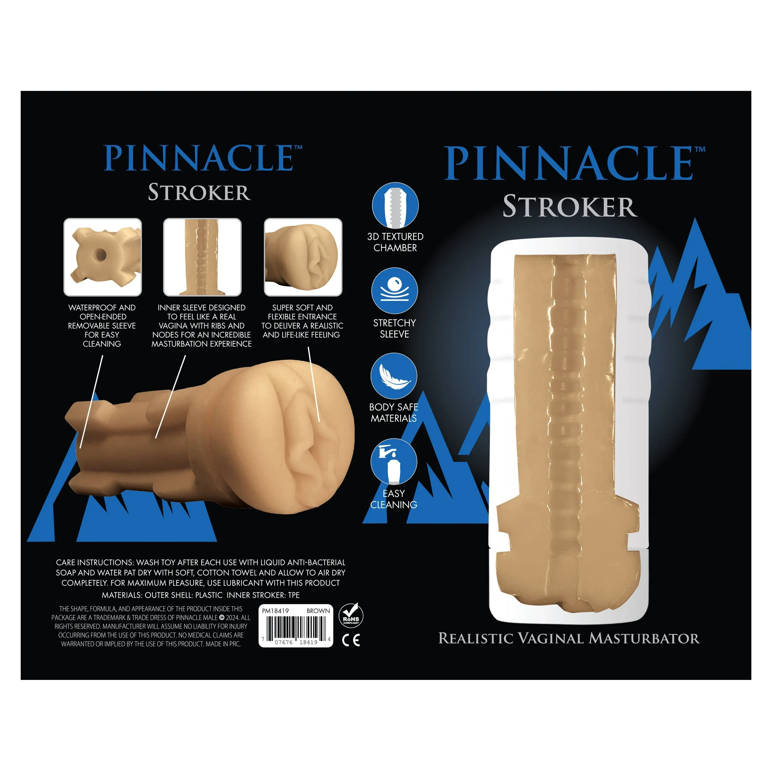 Pinnacle Stroker Realistic Vaginal Masturbator