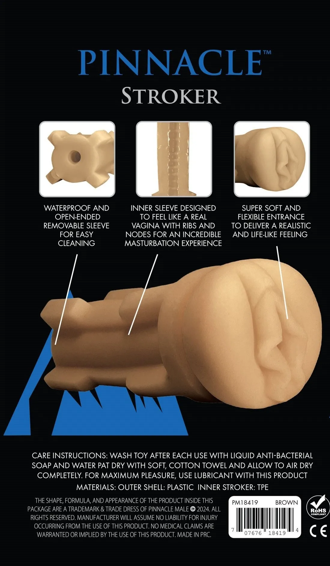 Pinnacle Stroker Realistic Vaginal Masturbator