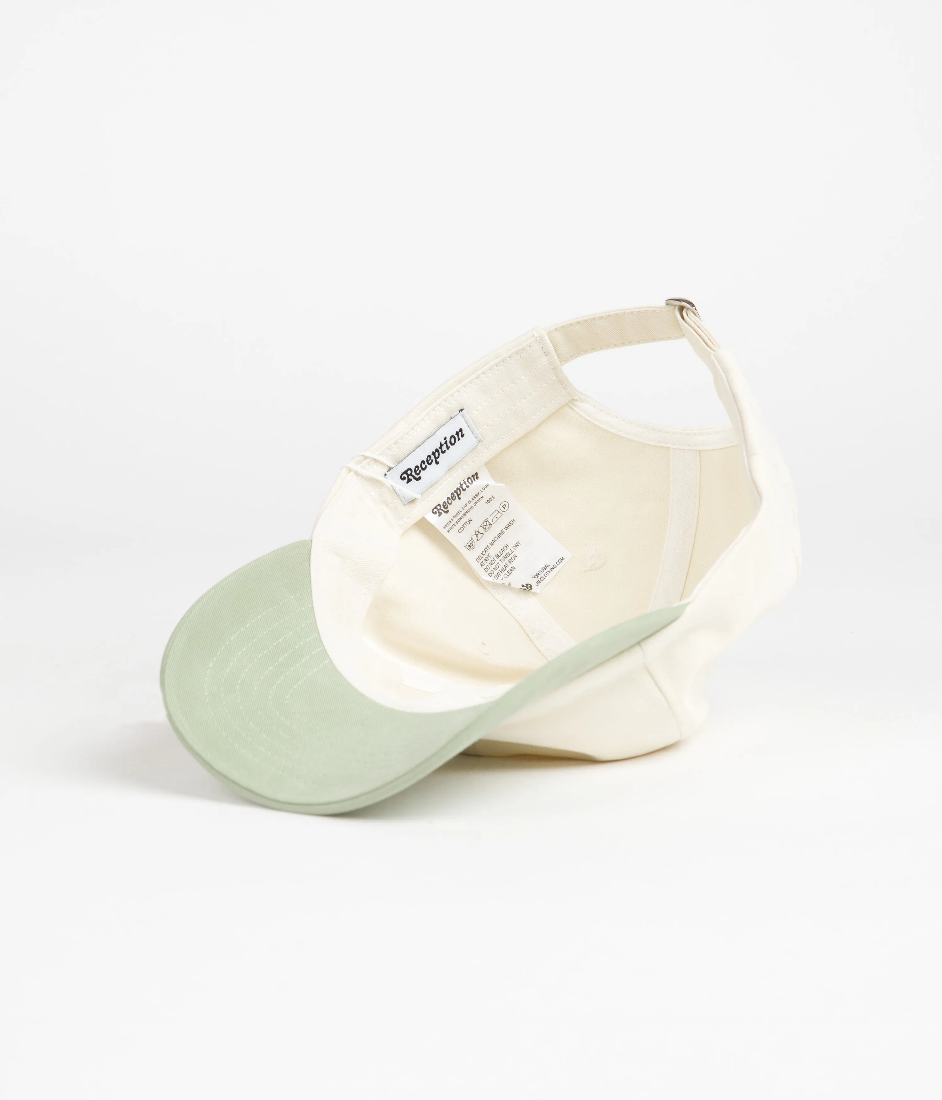 Reception Classic Logo Cap - White Bone / Smoke Green