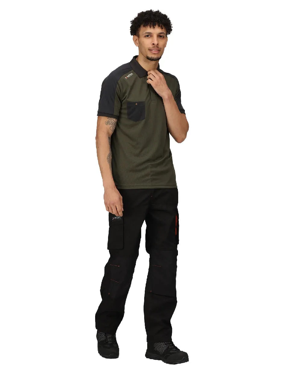 Regatta Mens Offensive Moisture Wicking Polo Shirt