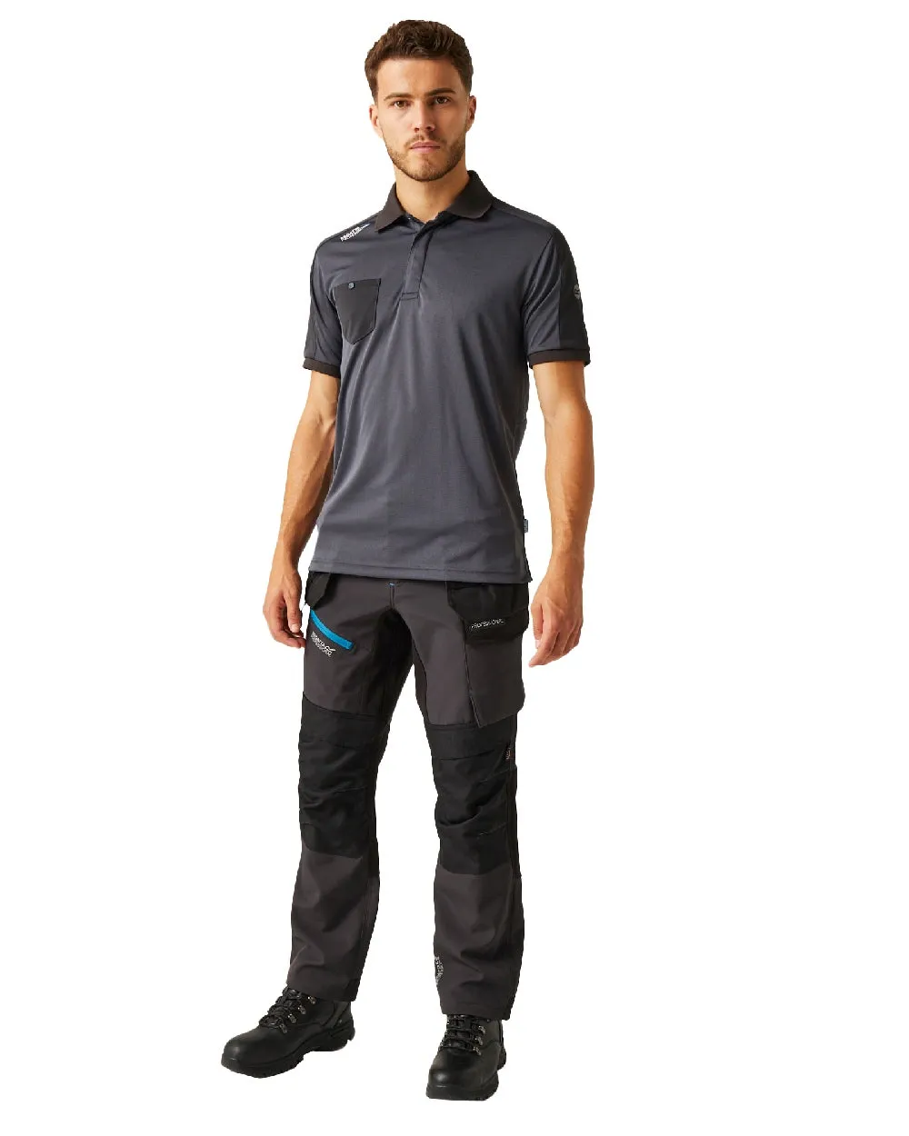Regatta Mens Offensive Moisture Wicking Polo Shirt