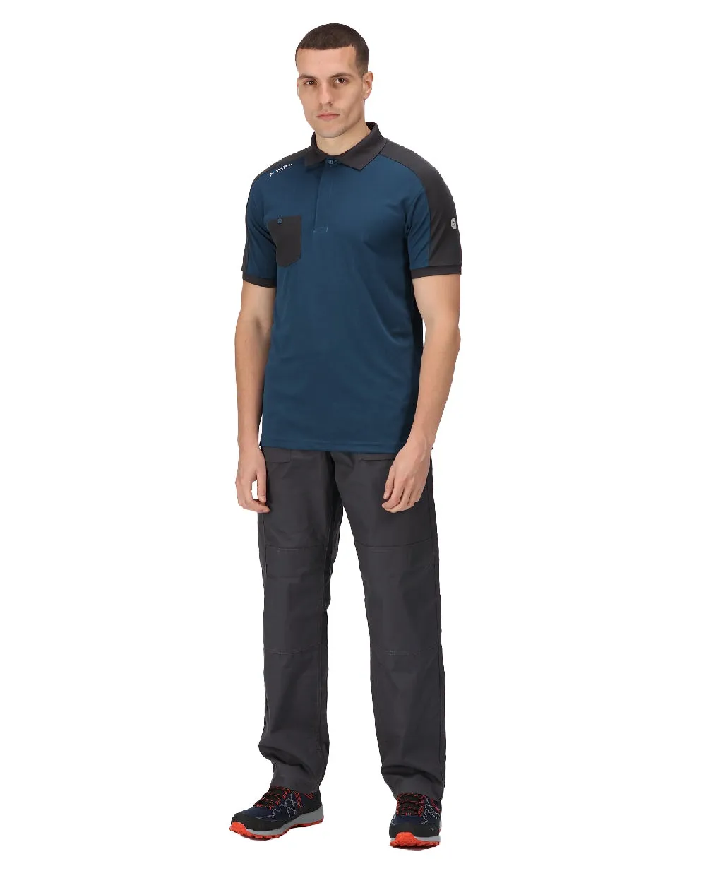 Regatta Mens Offensive Moisture Wicking Polo Shirt