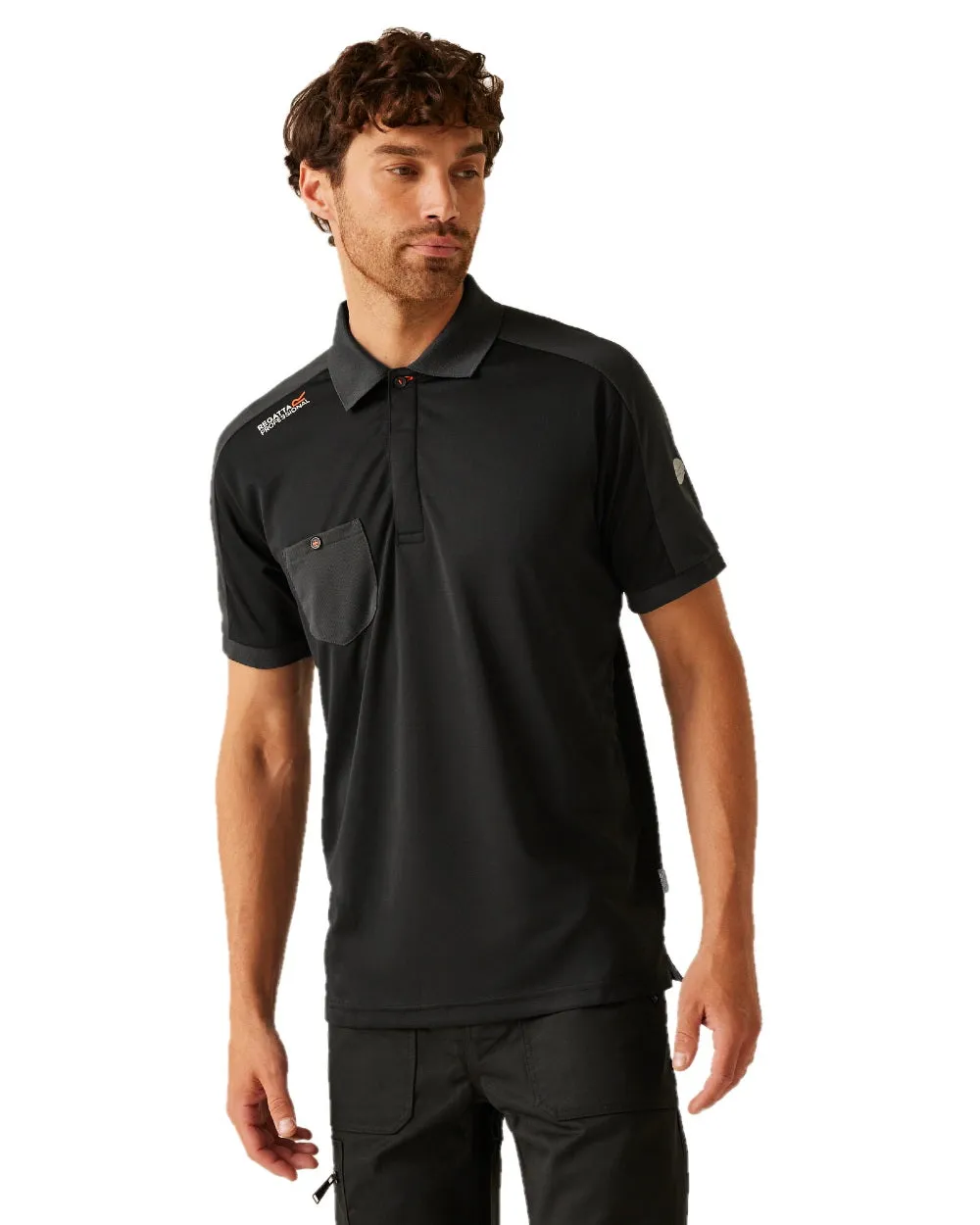 Regatta Mens Offensive Moisture Wicking Polo Shirt