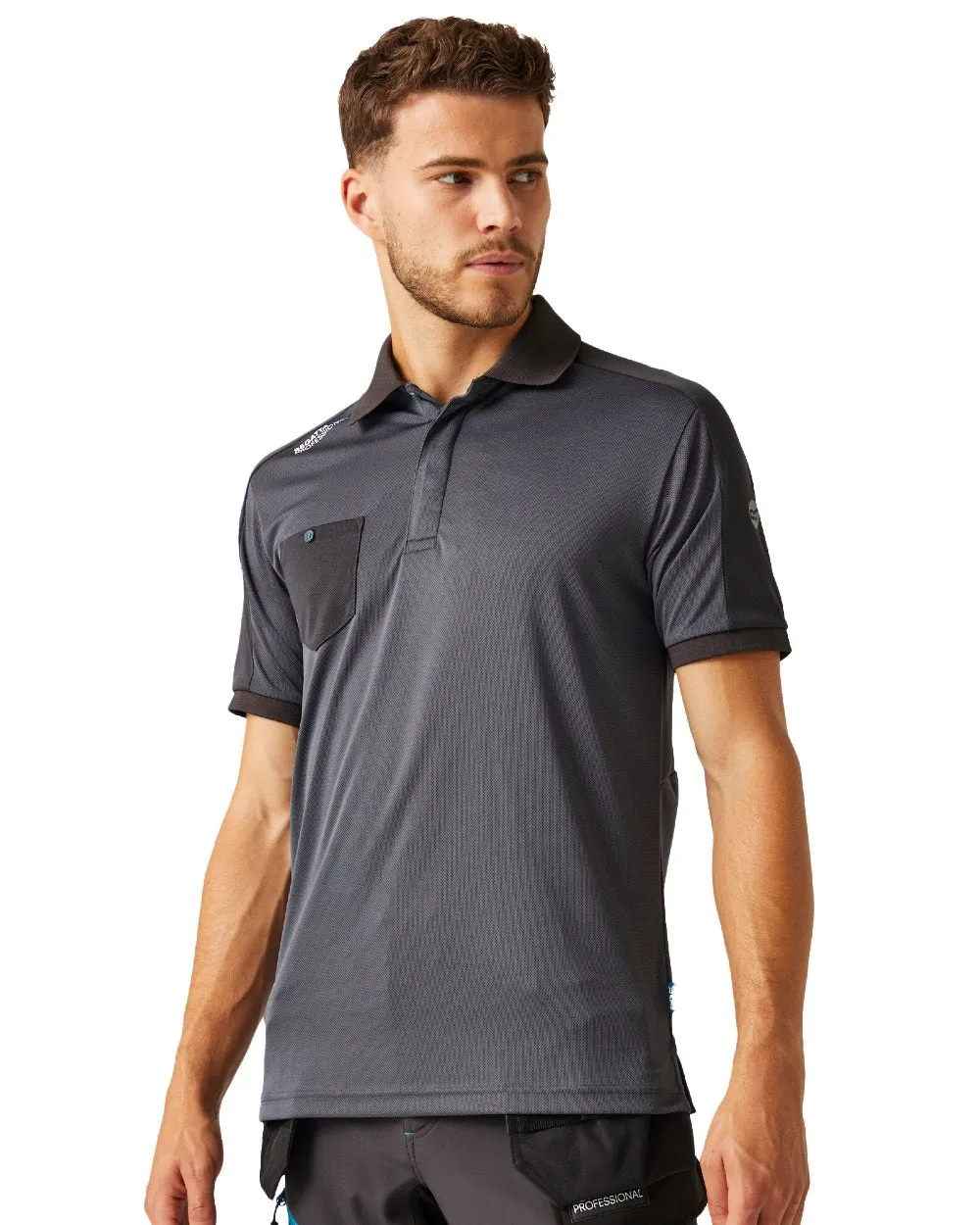 Regatta Mens Offensive Moisture Wicking Polo Shirt
