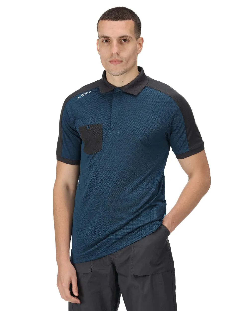 Regatta Mens Offensive Moisture Wicking Polo Shirt