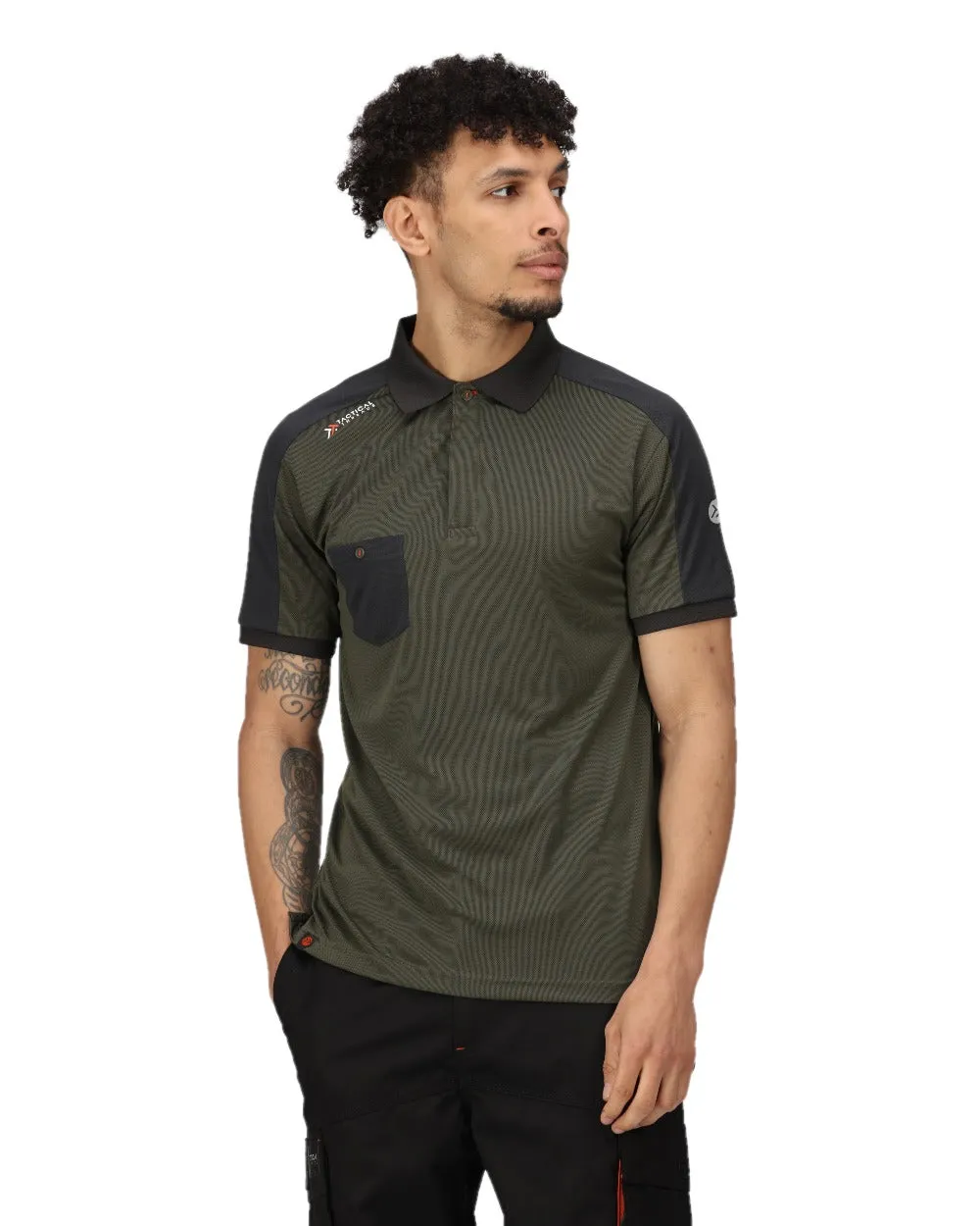 Regatta Mens Offensive Moisture Wicking Polo Shirt
