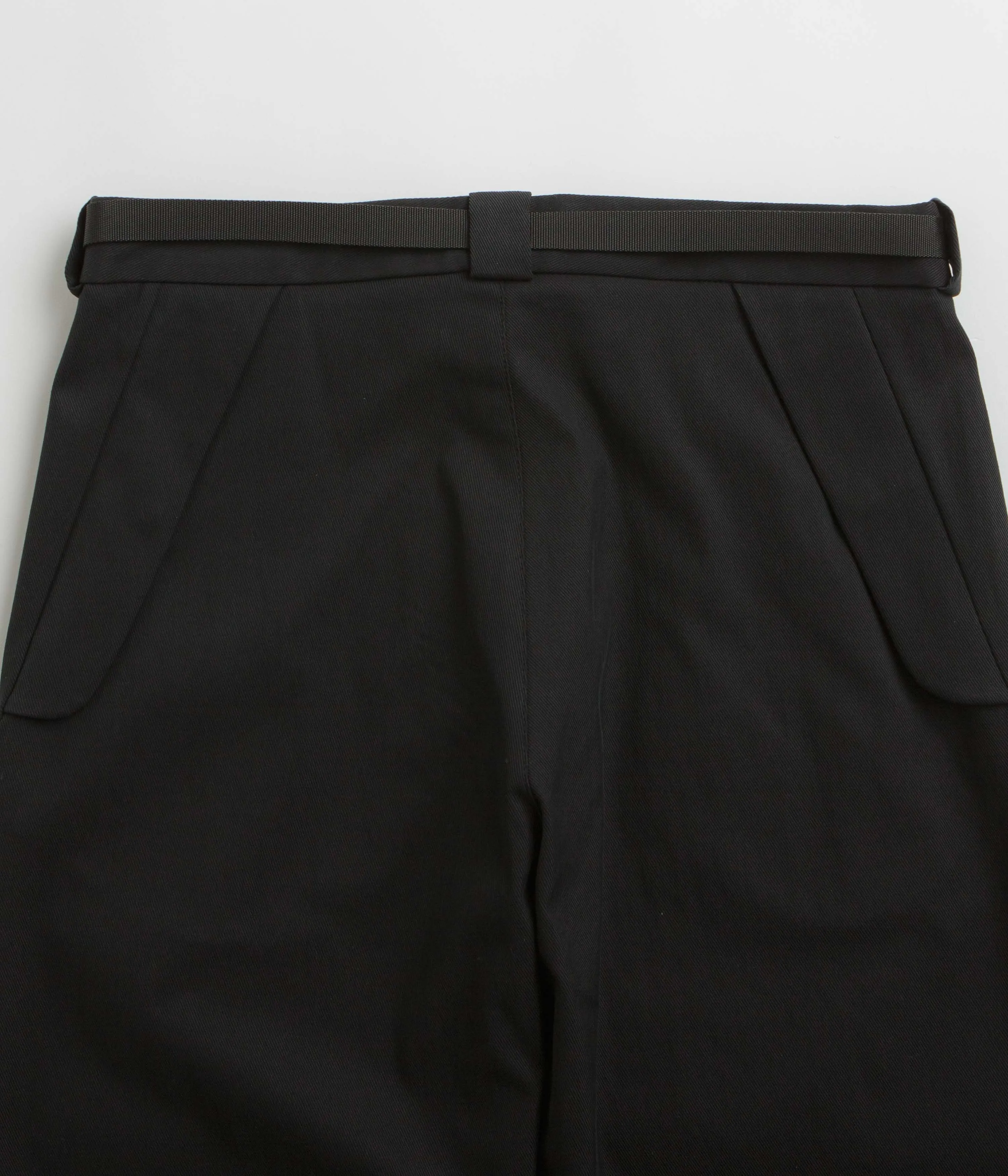 ROA Buckle Chino Trousers - Black