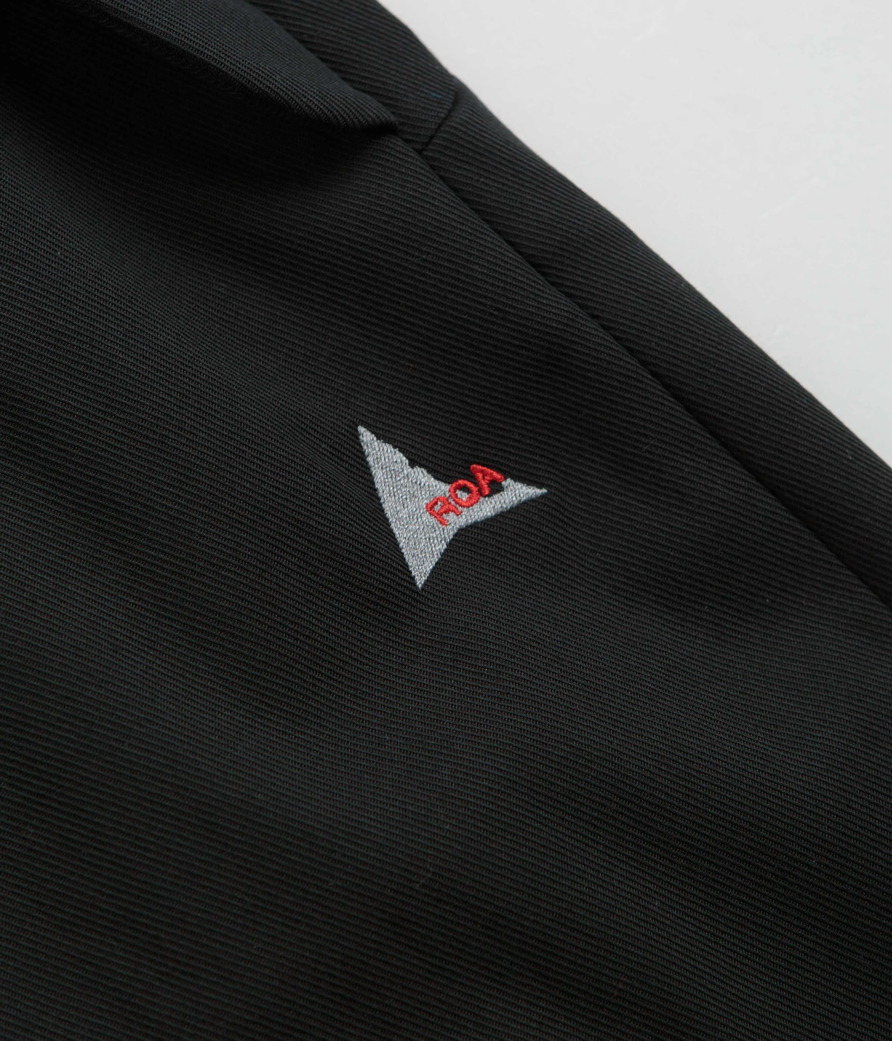 ROA Buckle Chino Trousers - Black