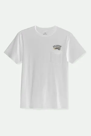 Roller S/S Tailored Pocket T-Shirt - White