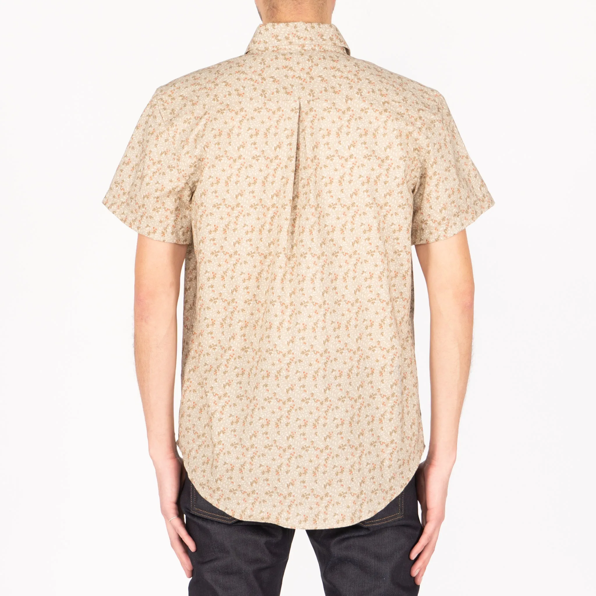 Short Sleeve Easy Shirt - Nuts & Berry - Milk Tea