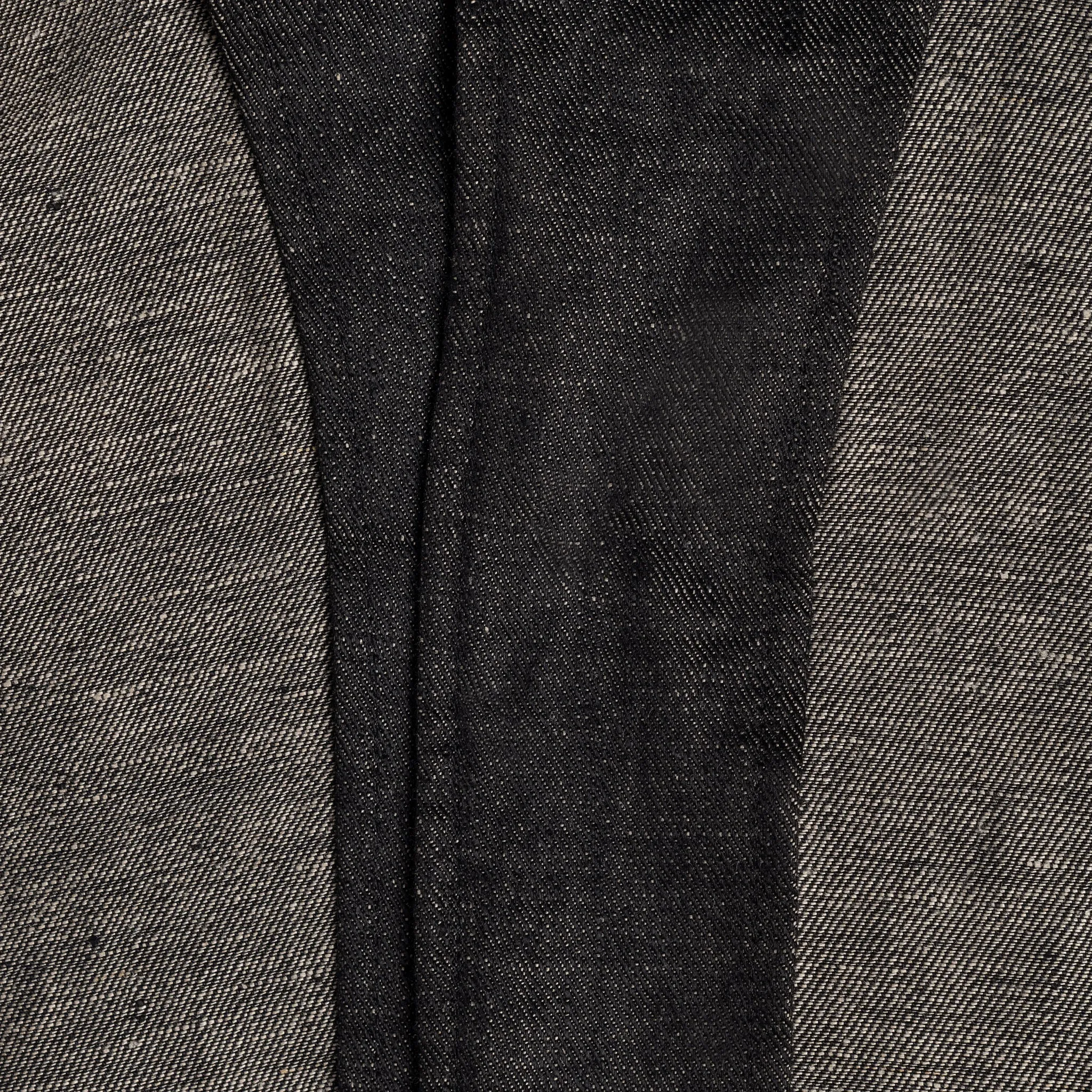 Smart Jacket - Raw Linen Denim – Black