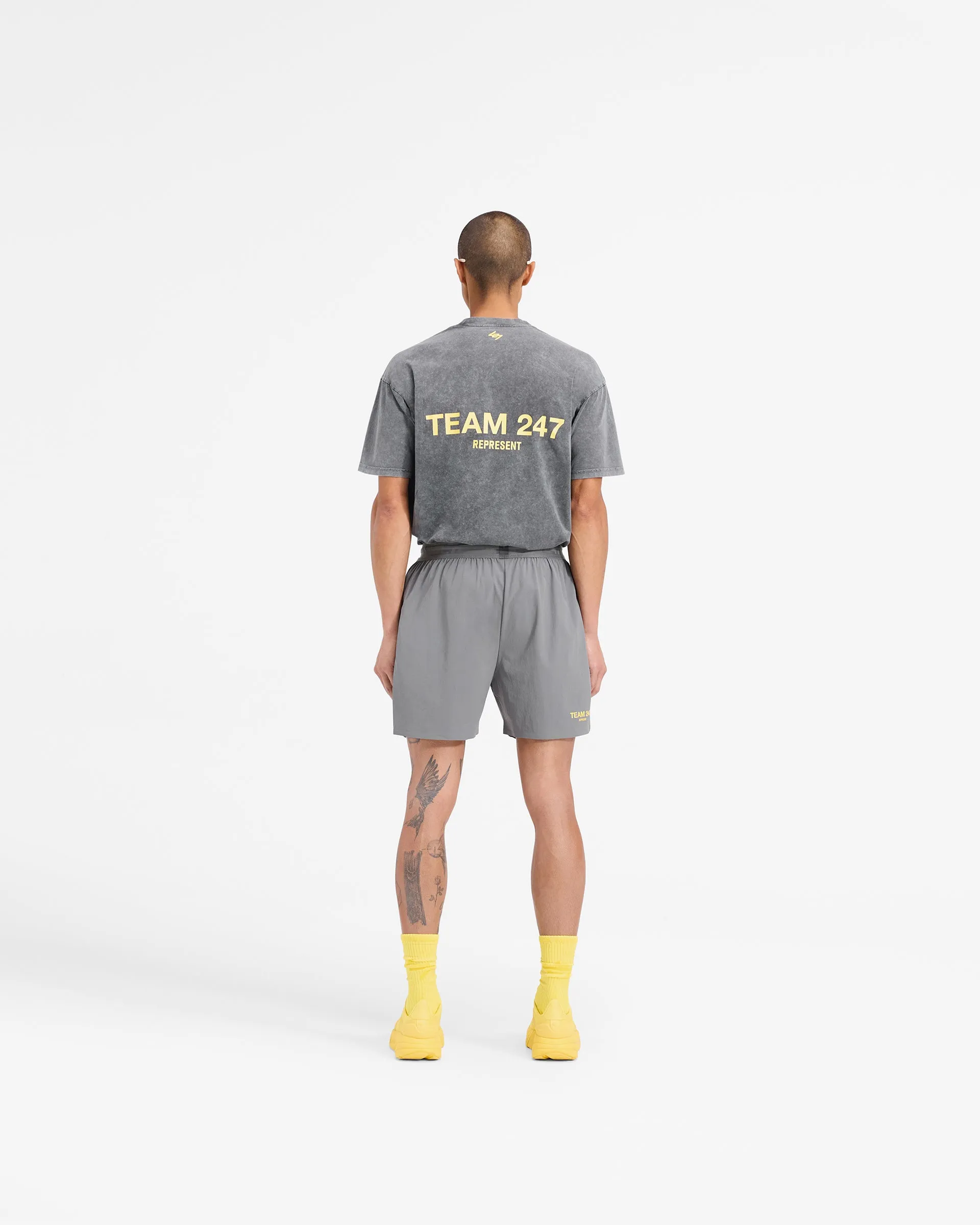Team 247 Fused Shorts - Pewter Lemon