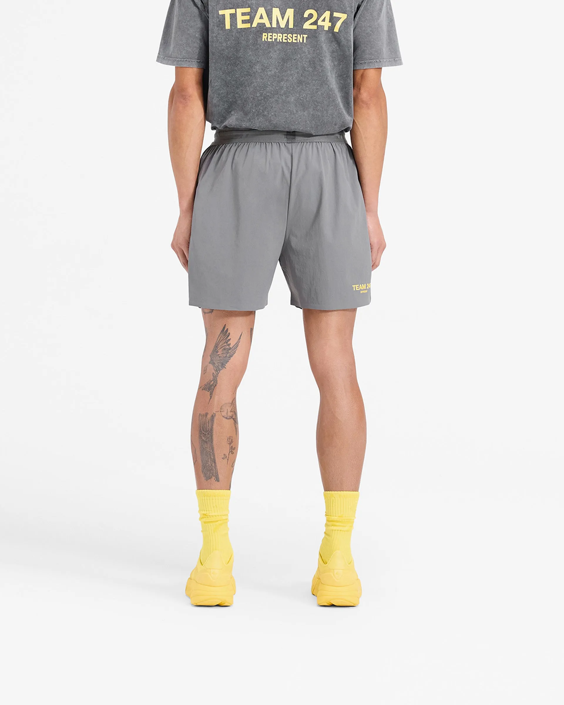 Team 247 Fused Shorts - Pewter Lemon