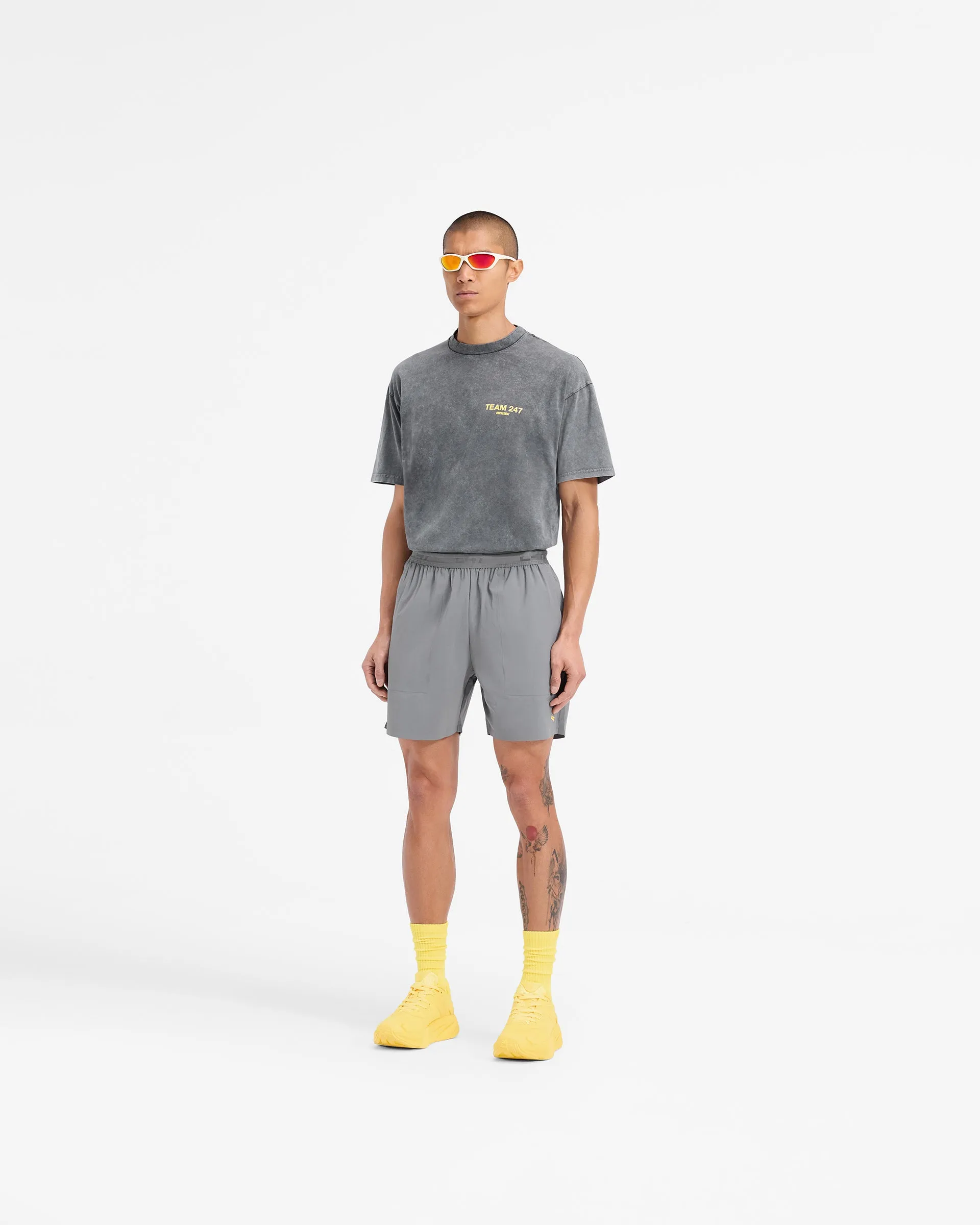 Team 247 Fused Shorts - Pewter Lemon