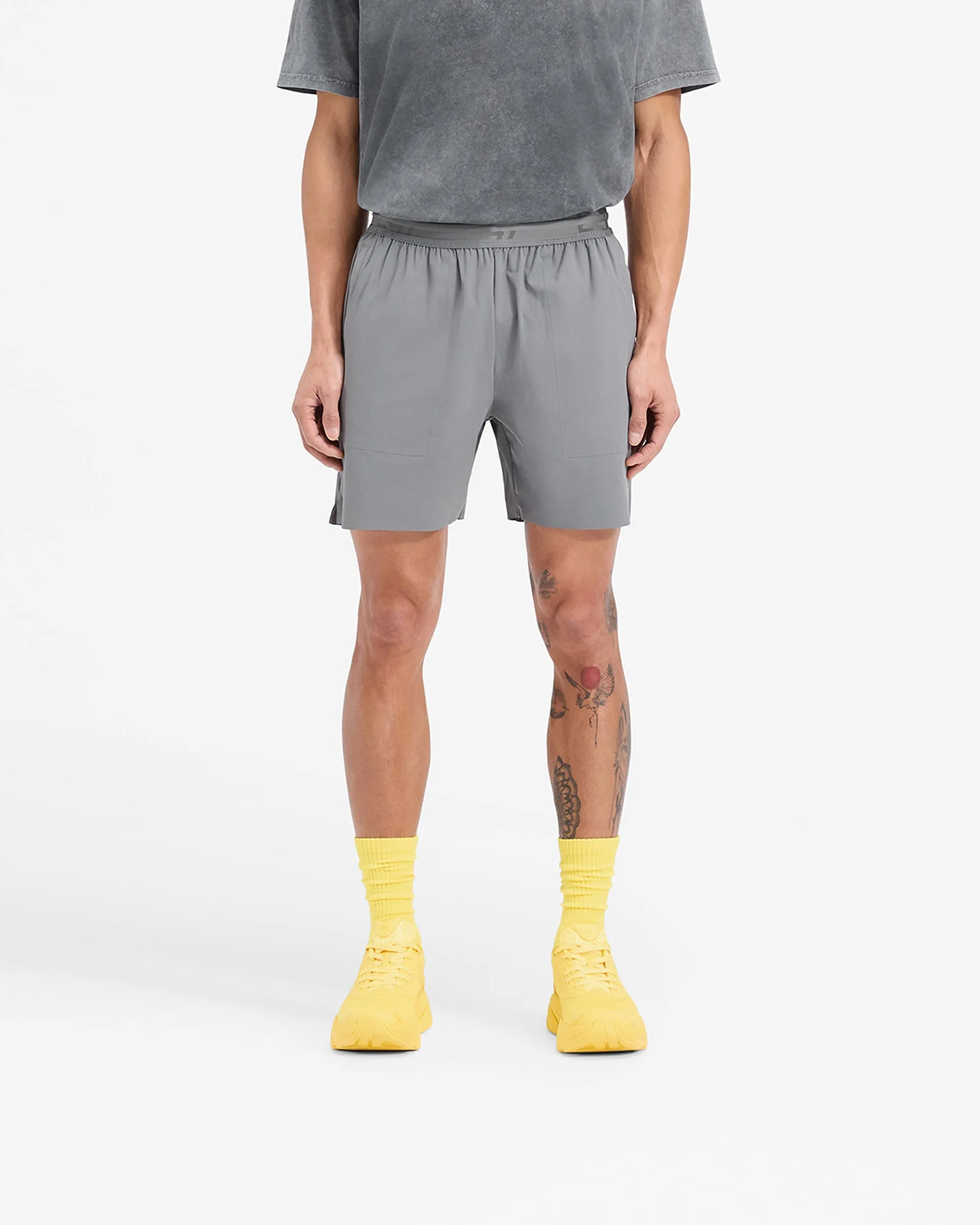 Team 247 Fused Shorts - Pewter Lemon