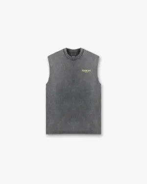 Team 247 Oversized Tank - Pewter Lemon