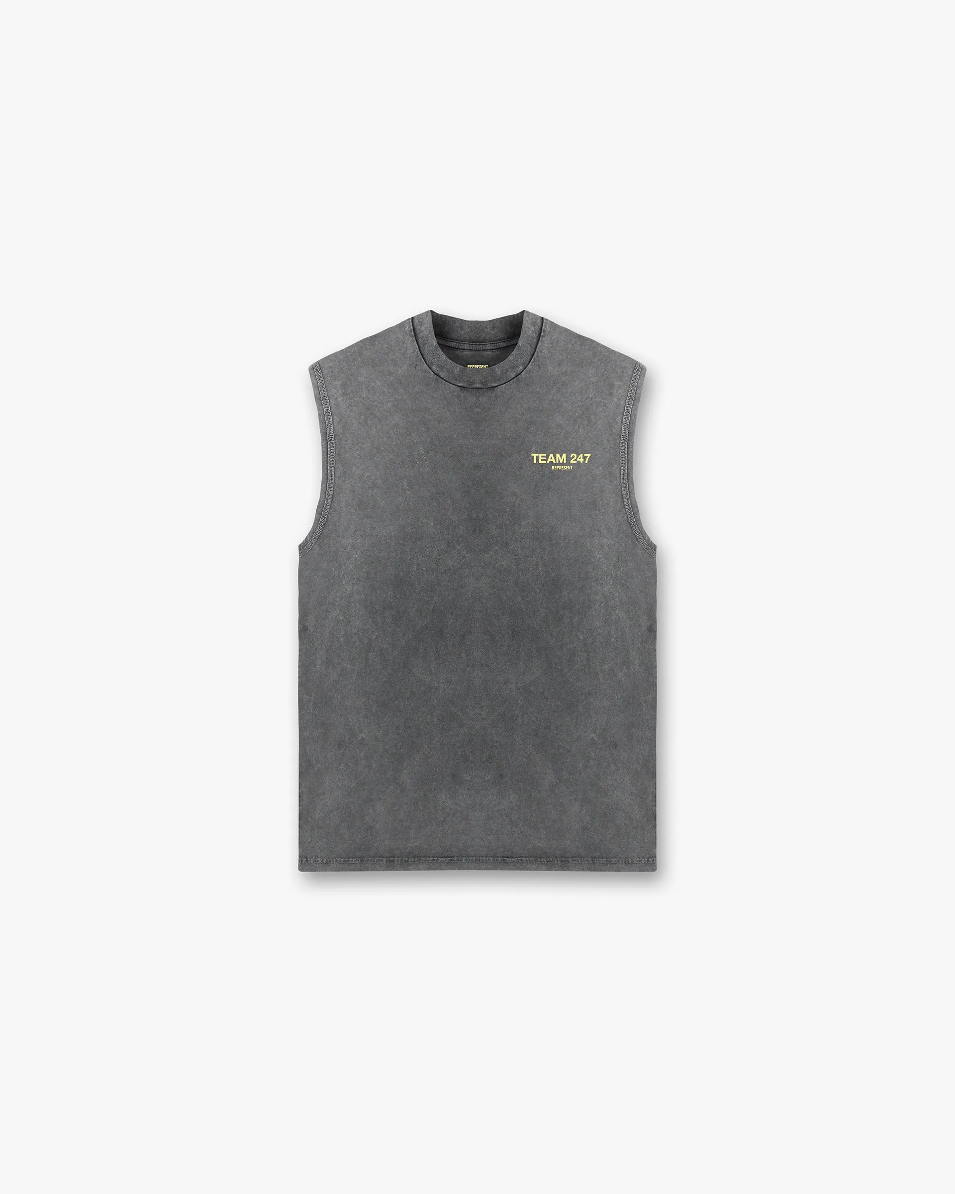 Team 247 Oversized Tank - Pewter Lemon