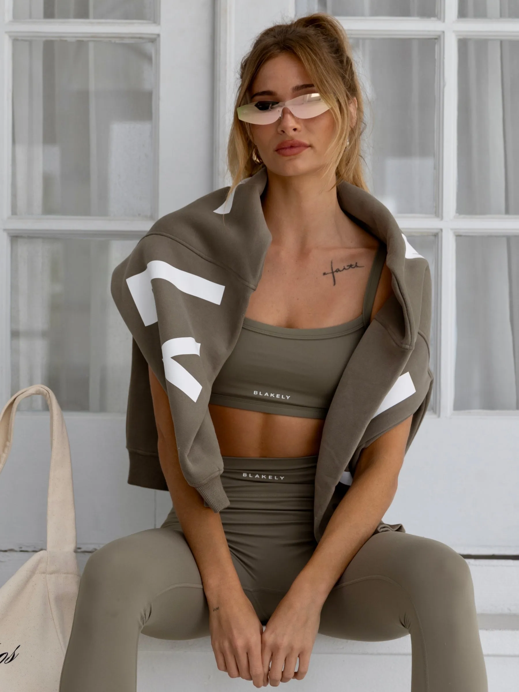 Ultimate Sports Bra & Leggings Set - Safari Green