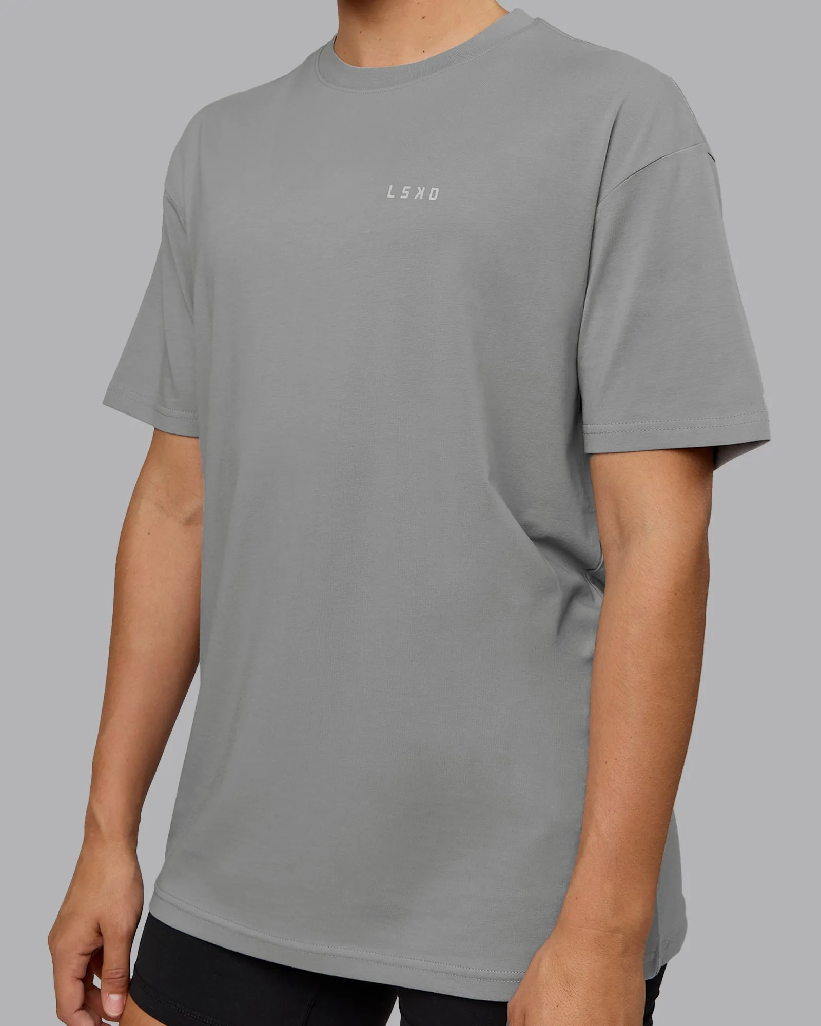 Unisex 1% Better Value Series FLXCotton Tee Oversize - Circular Grey-White