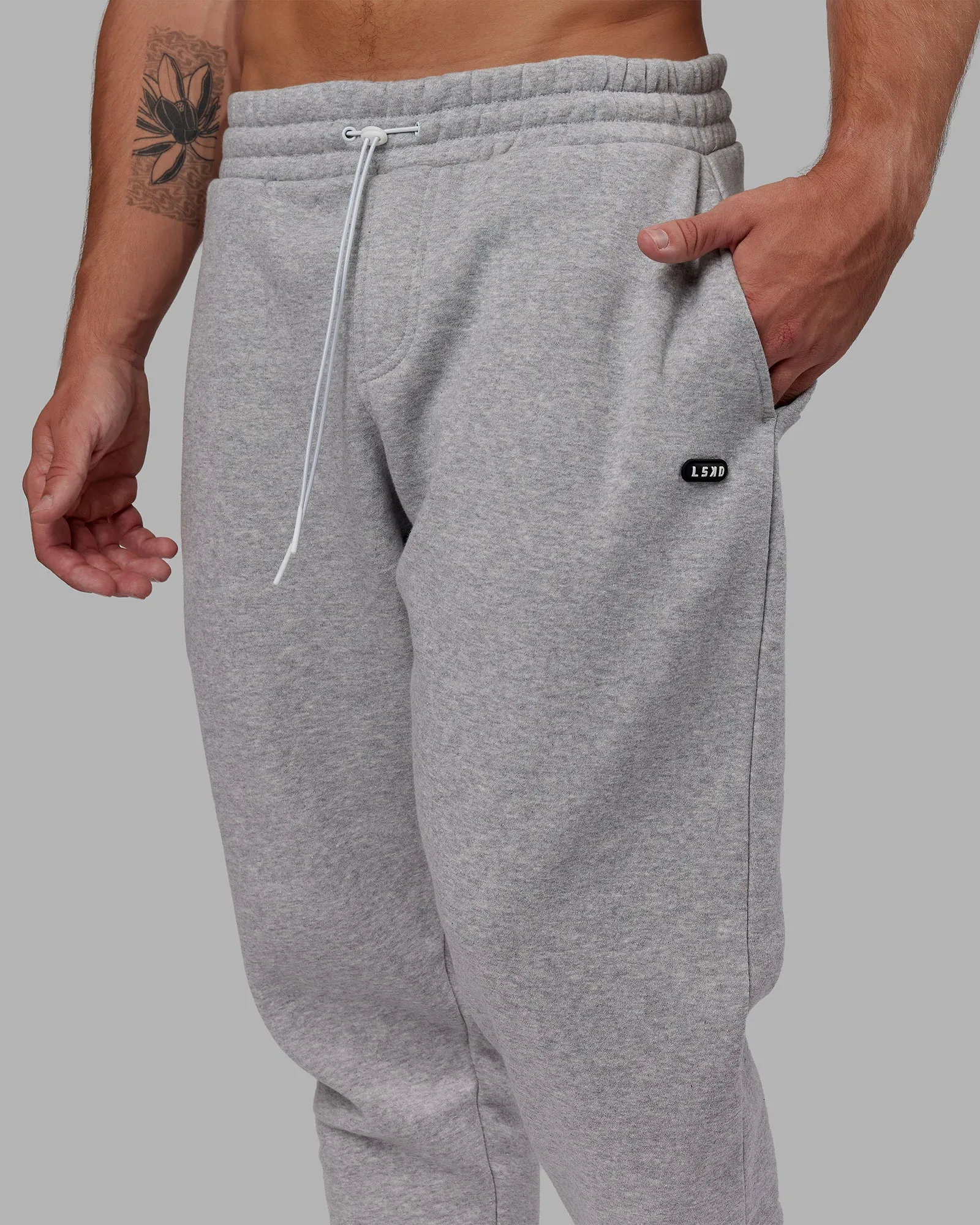 Unisex Capsule Joggers - Lt Grey Marl