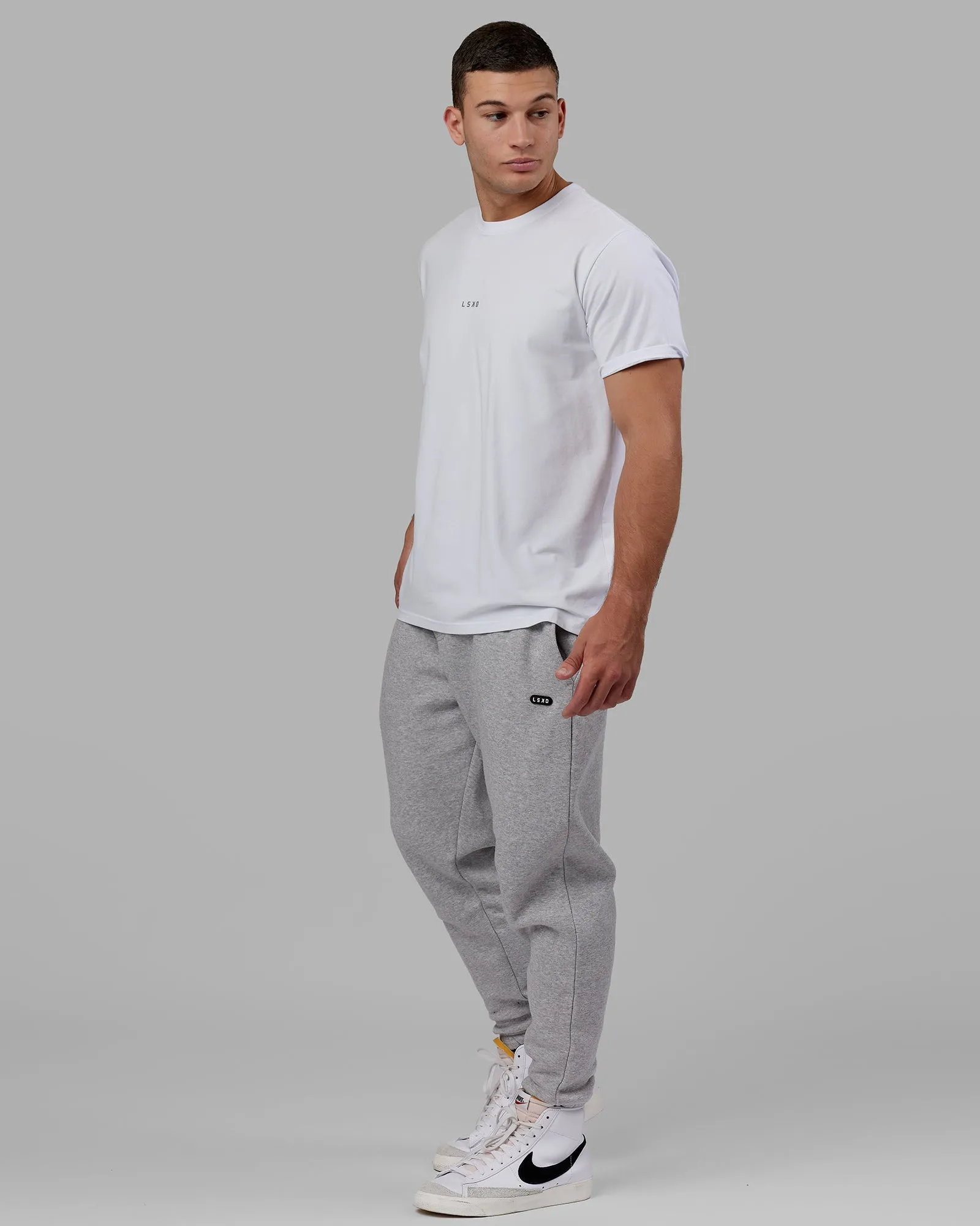 Unisex Capsule Joggers - Lt Grey Marl