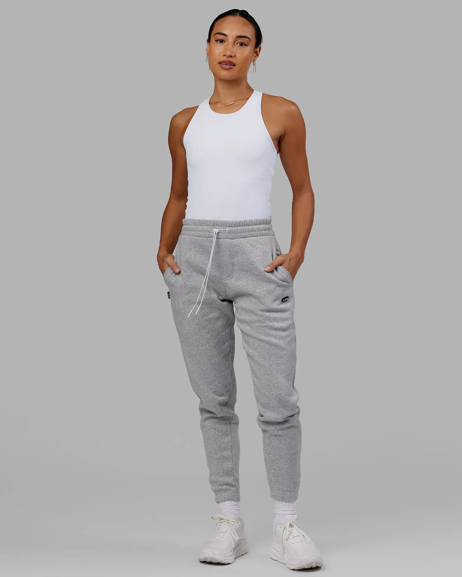 Unisex Capsule Joggers - Lt Grey Marl