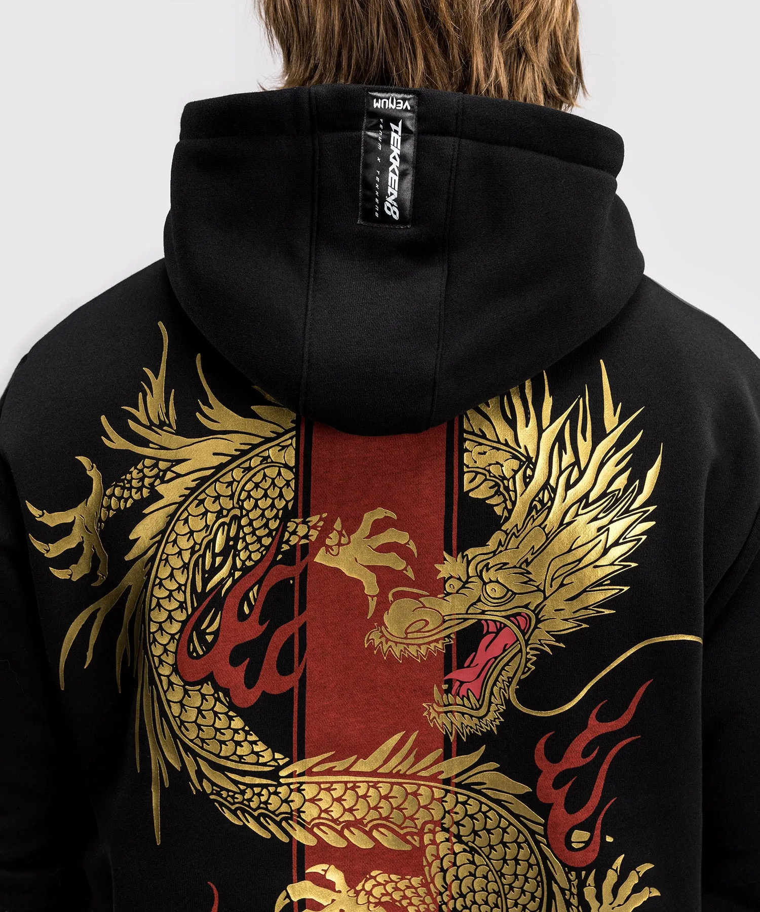 Venum x TEKKEN 8 - Marshall Law Hoodie - Black/Red/Gold