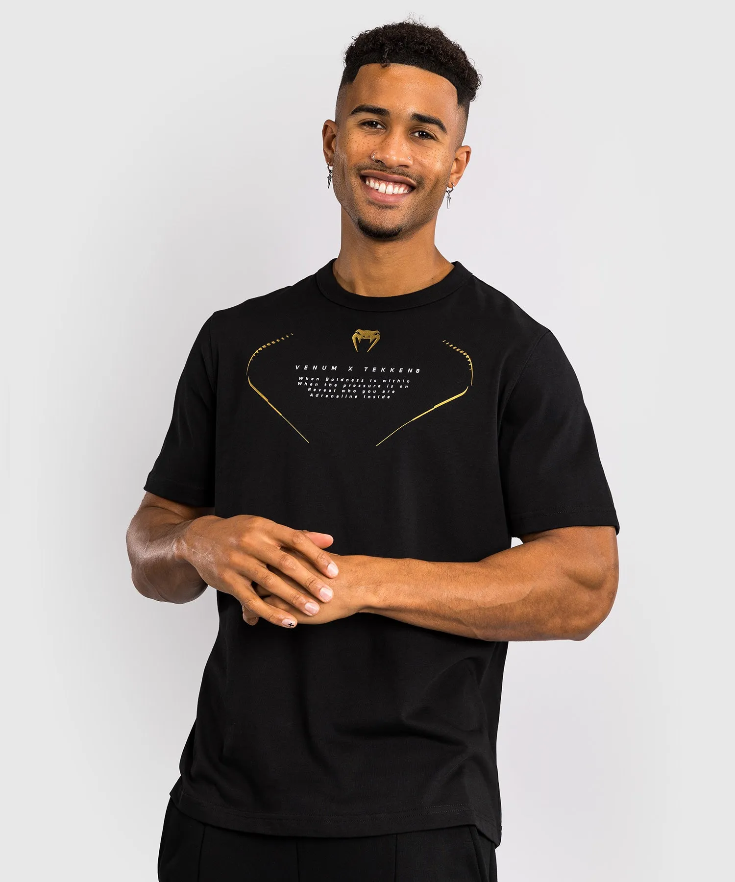 Venum x TEKKEN 8 - Marshall Law T-Shirt - Black/Red/Gold