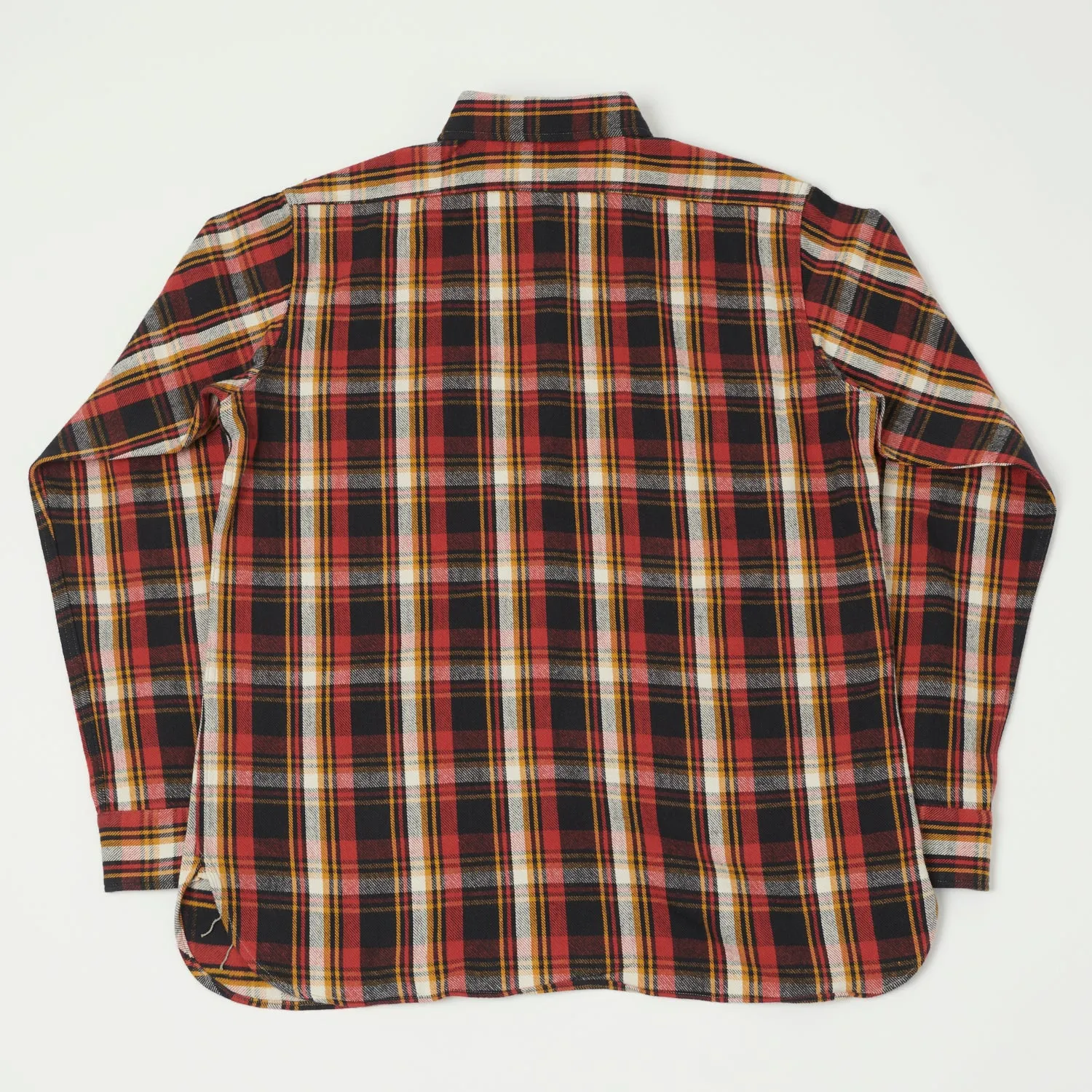 Warehouse & Co 3022 'G Pattern 24' Check Flannel Shirt - Black